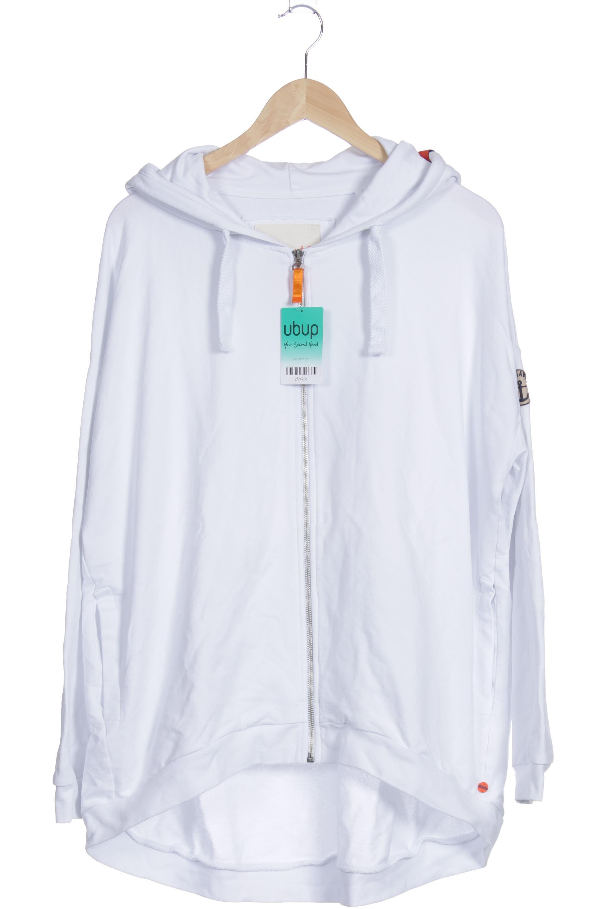 

Adenauer & Co Damen Kapuzenpullover, weiß, Gr.