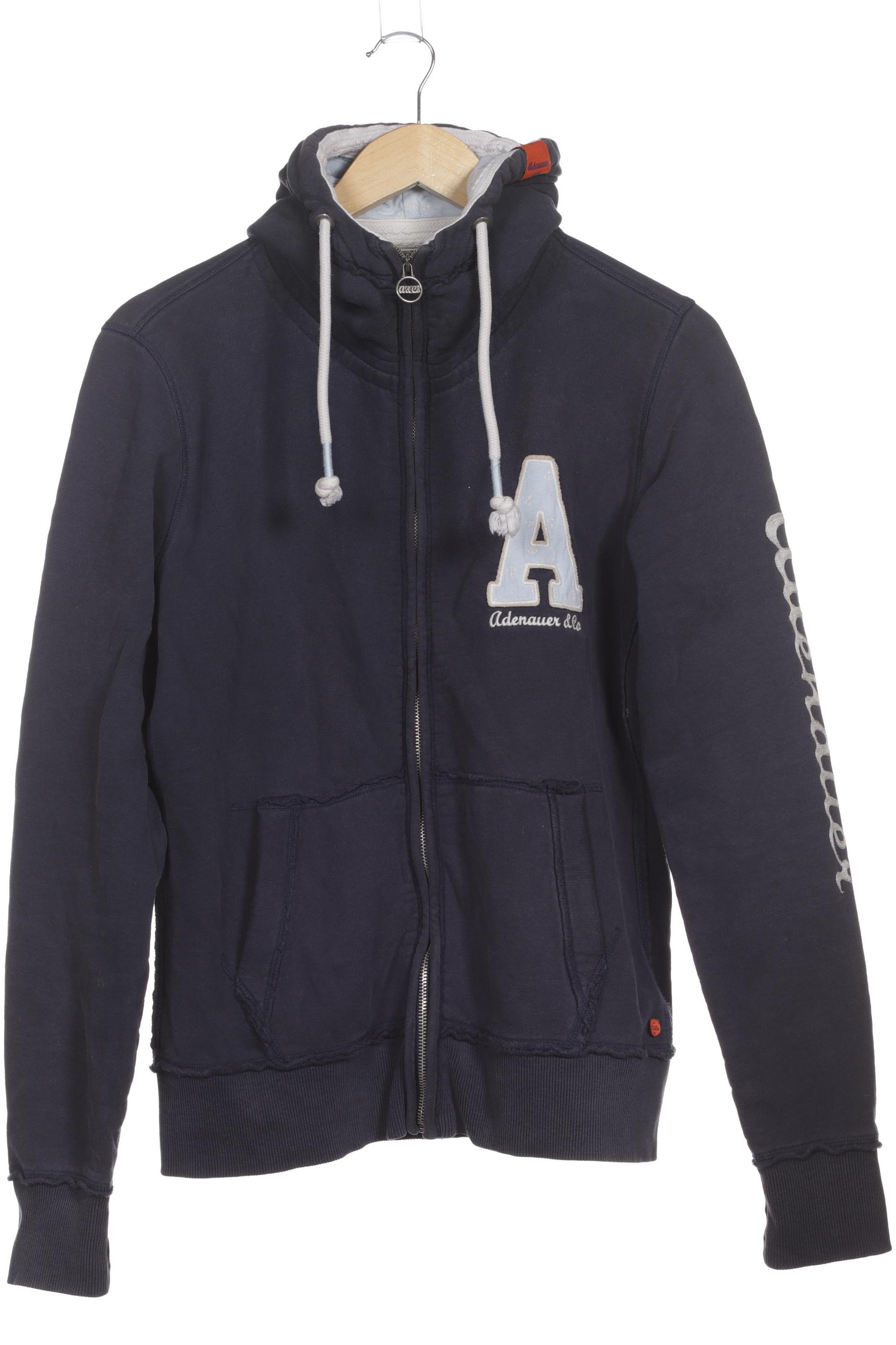 

Adenauer & Co Damen Kapuzenpullover, blau, Gr.