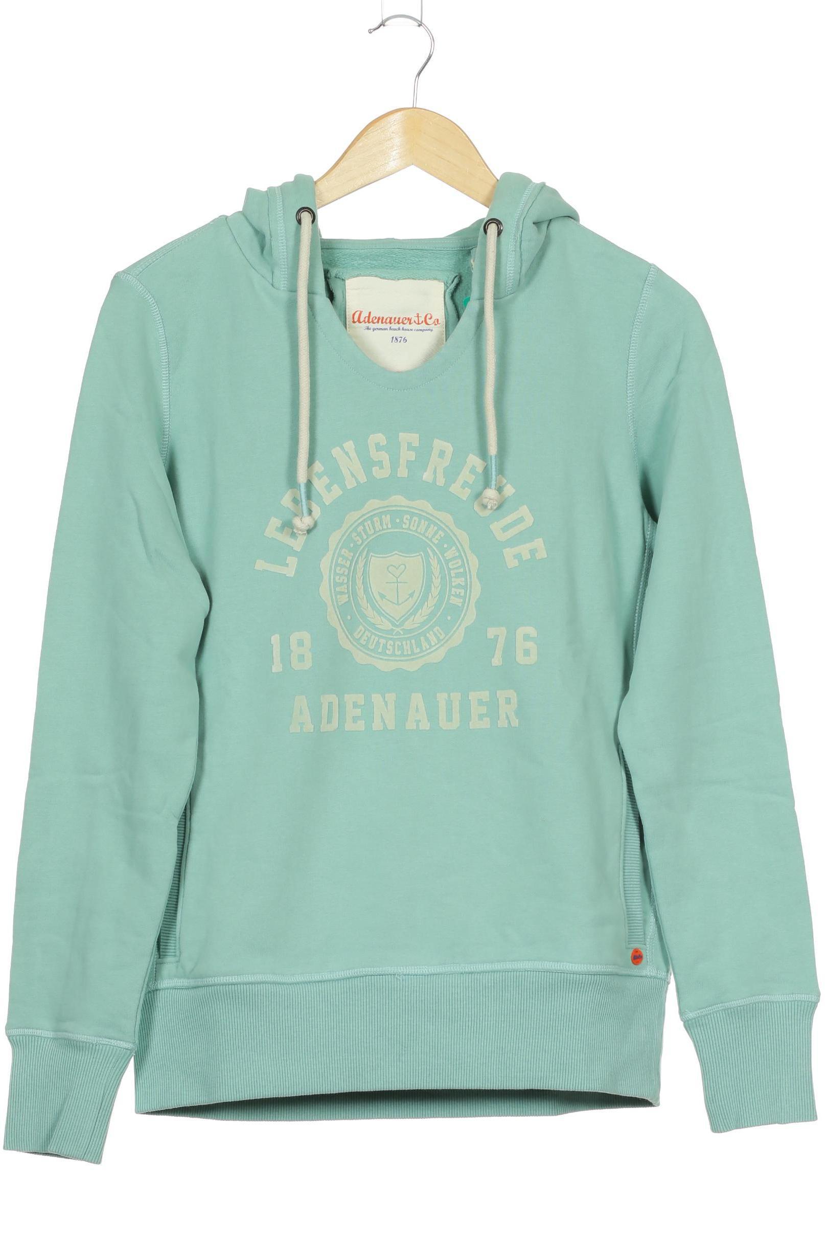 

Adenauer & Co Damen Kapuzenpullover, grün, Gr.
