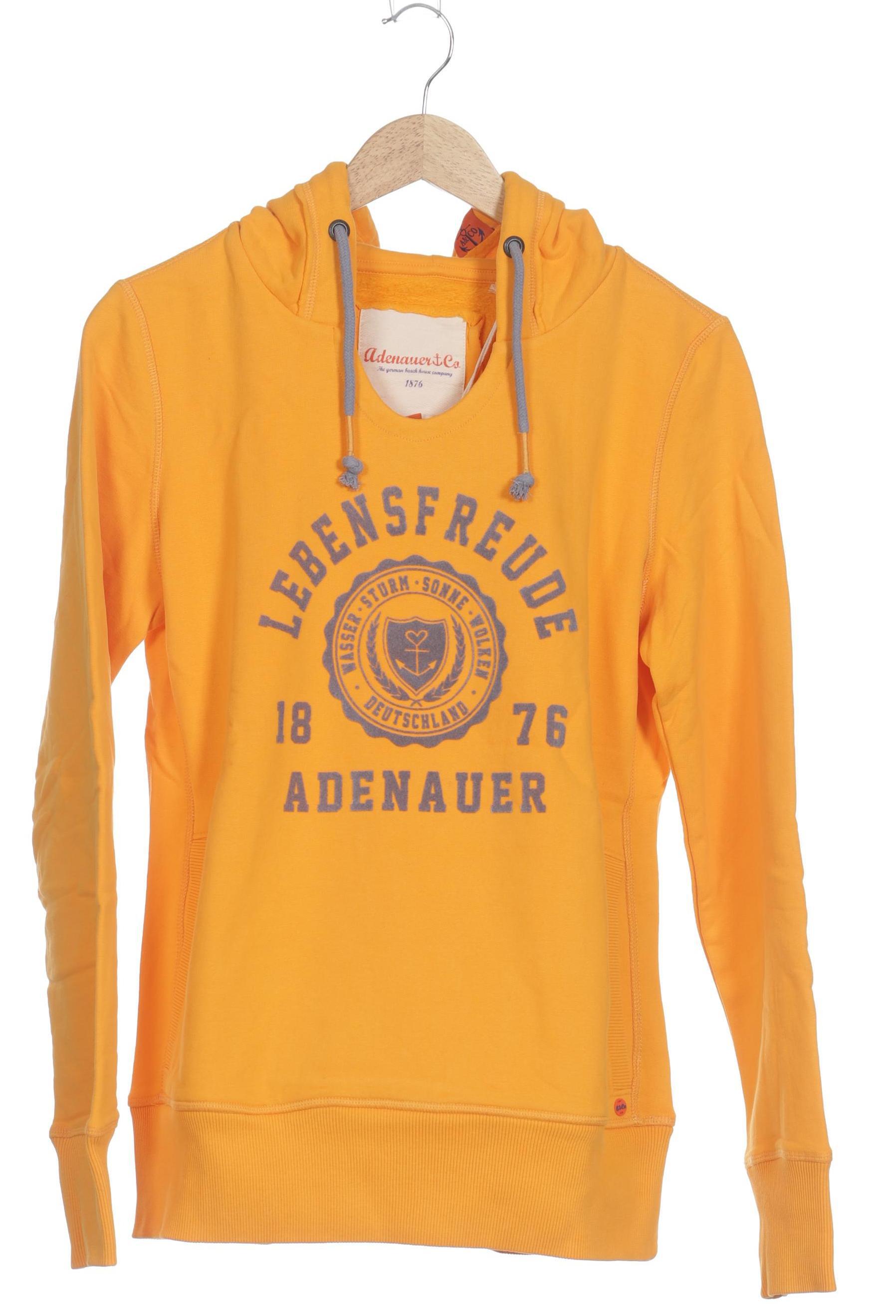 

Adenauer & Co Damen Kapuzenpullover, orange, Gr.