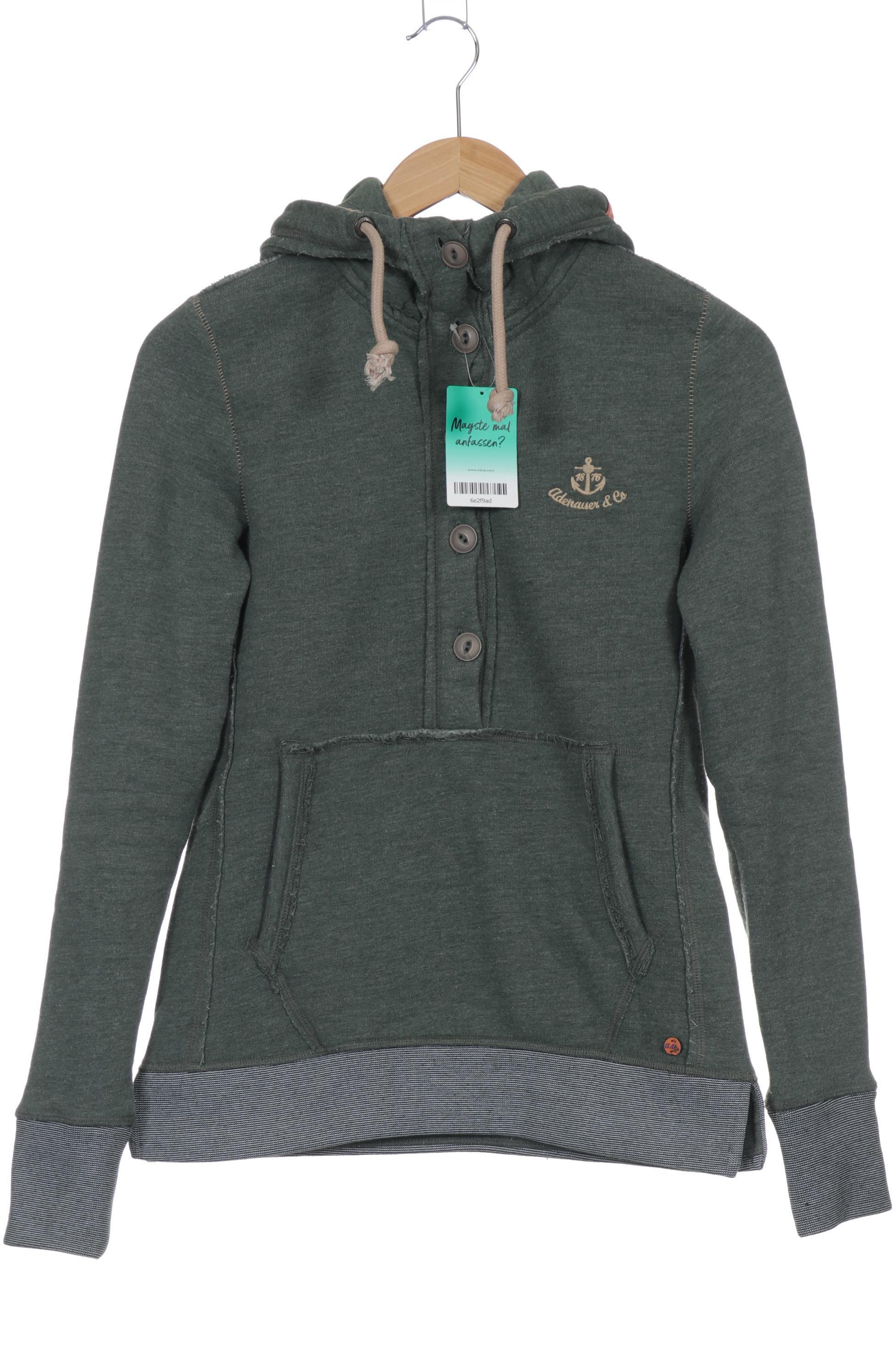 

Adenauer & Co Damen Kapuzenpullover, grün, Gr.