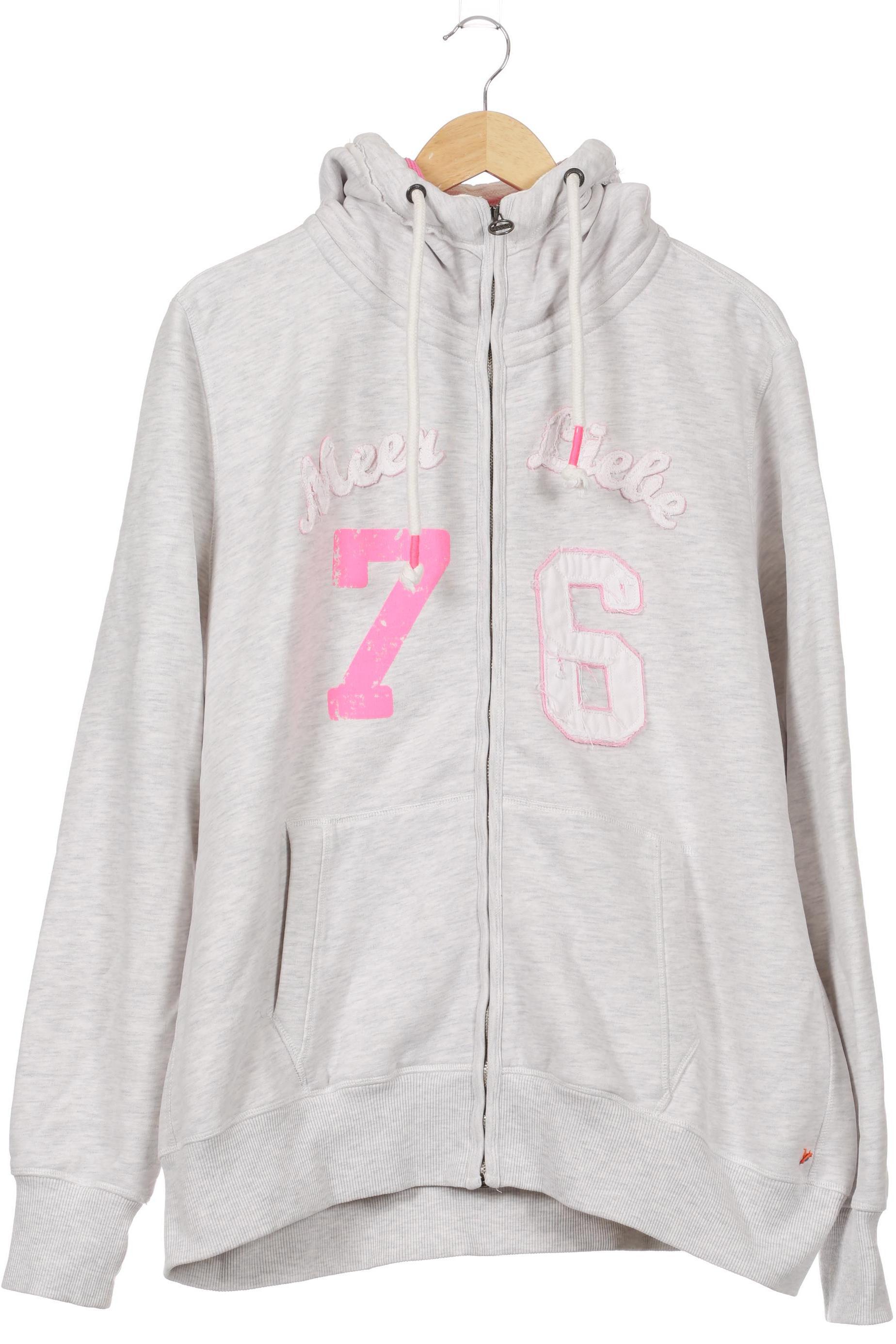 

Adenauer & Co Damen Kapuzenpullover, grau, Gr.