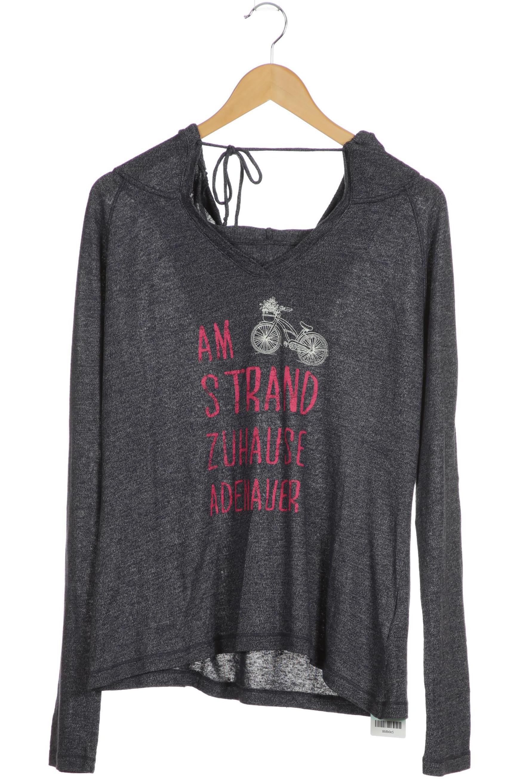 

Adenauer & Co Damen Kapuzenpullover, blau, Gr.