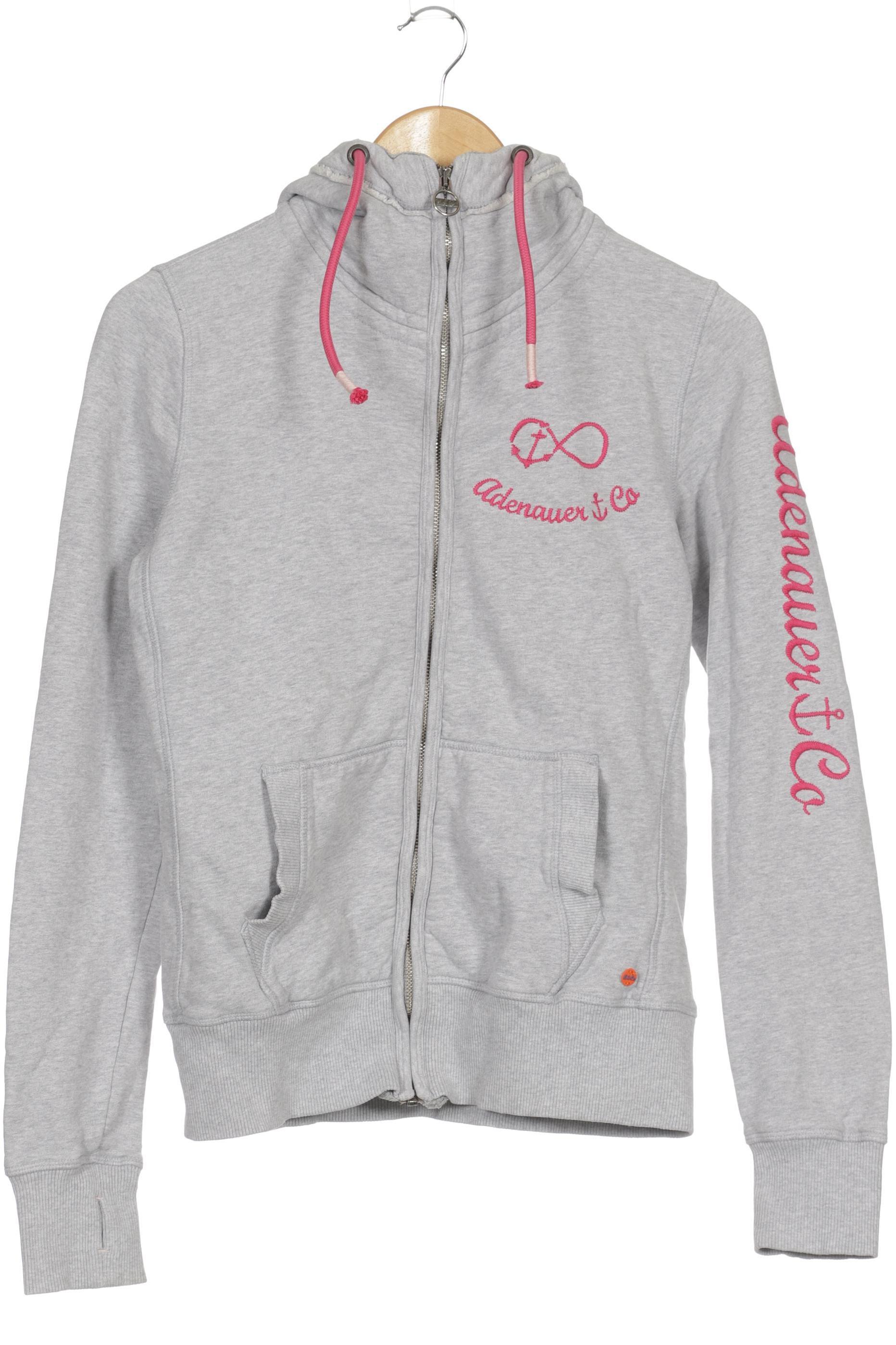 

Adenauer & Co Damen Kapuzenpullover, grau, Gr.