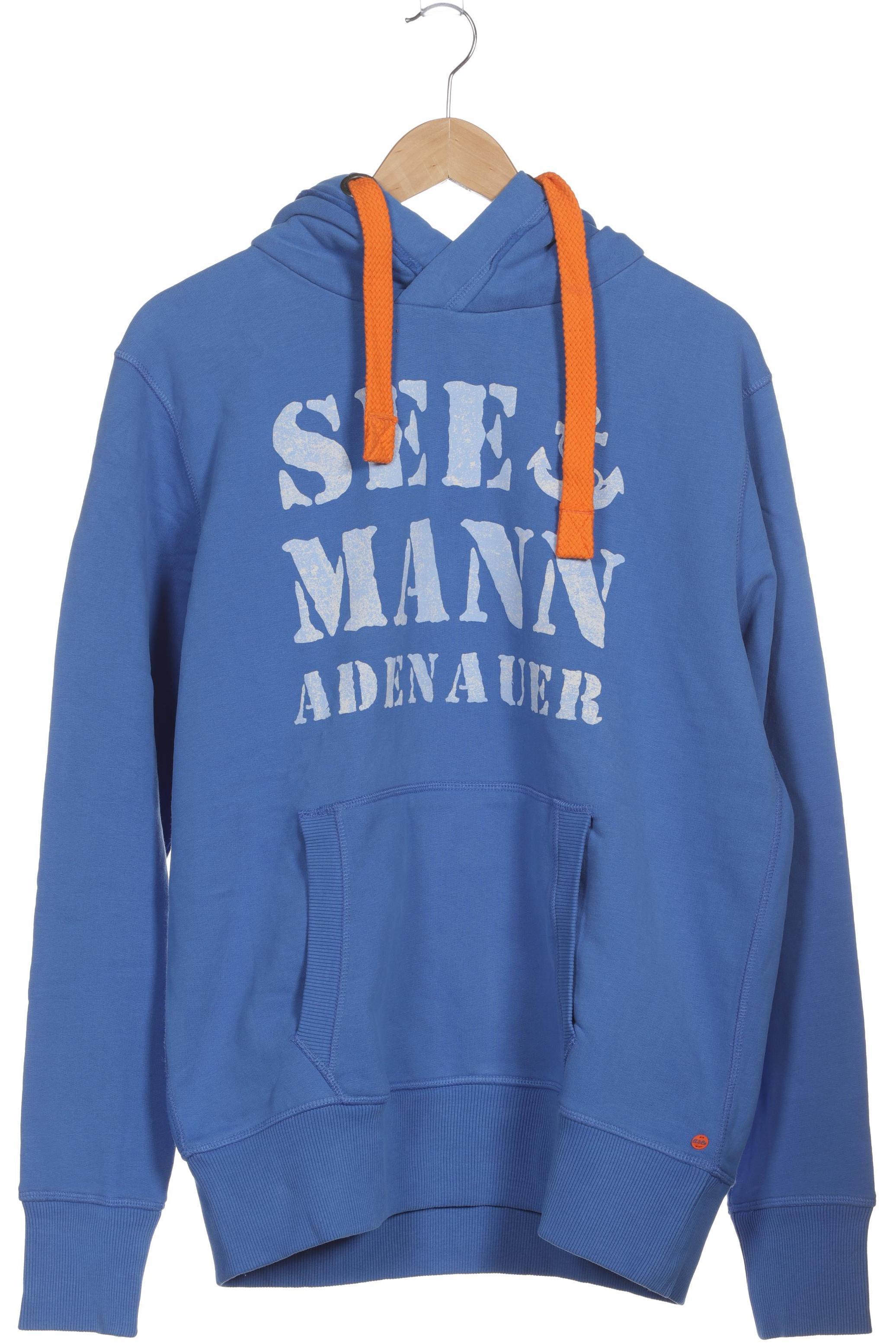 

Adenauer & Co Damen Kapuzenpullover, blau, Gr.