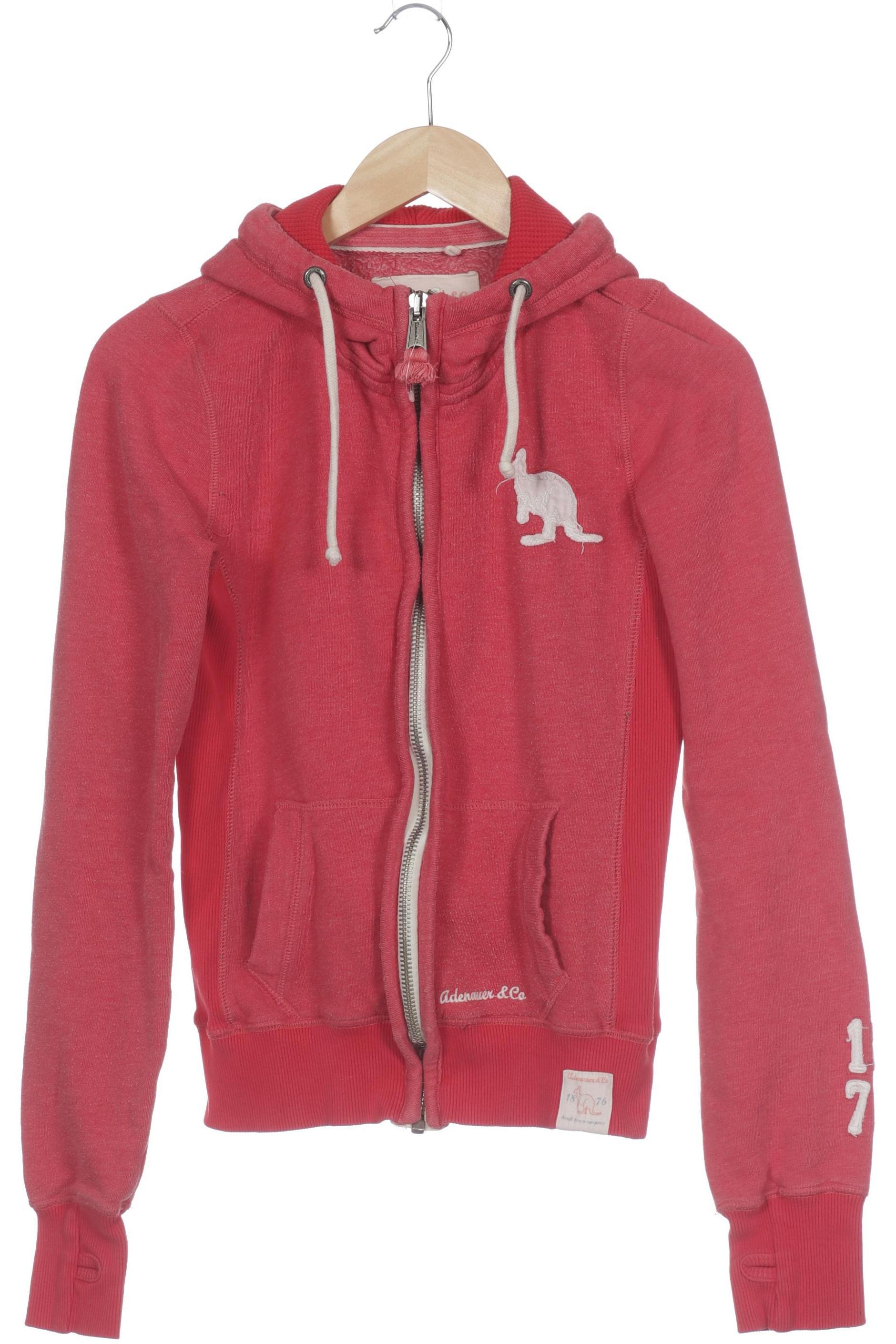 

Adenauer & Co Damen Kapuzenpullover, rot, Gr.