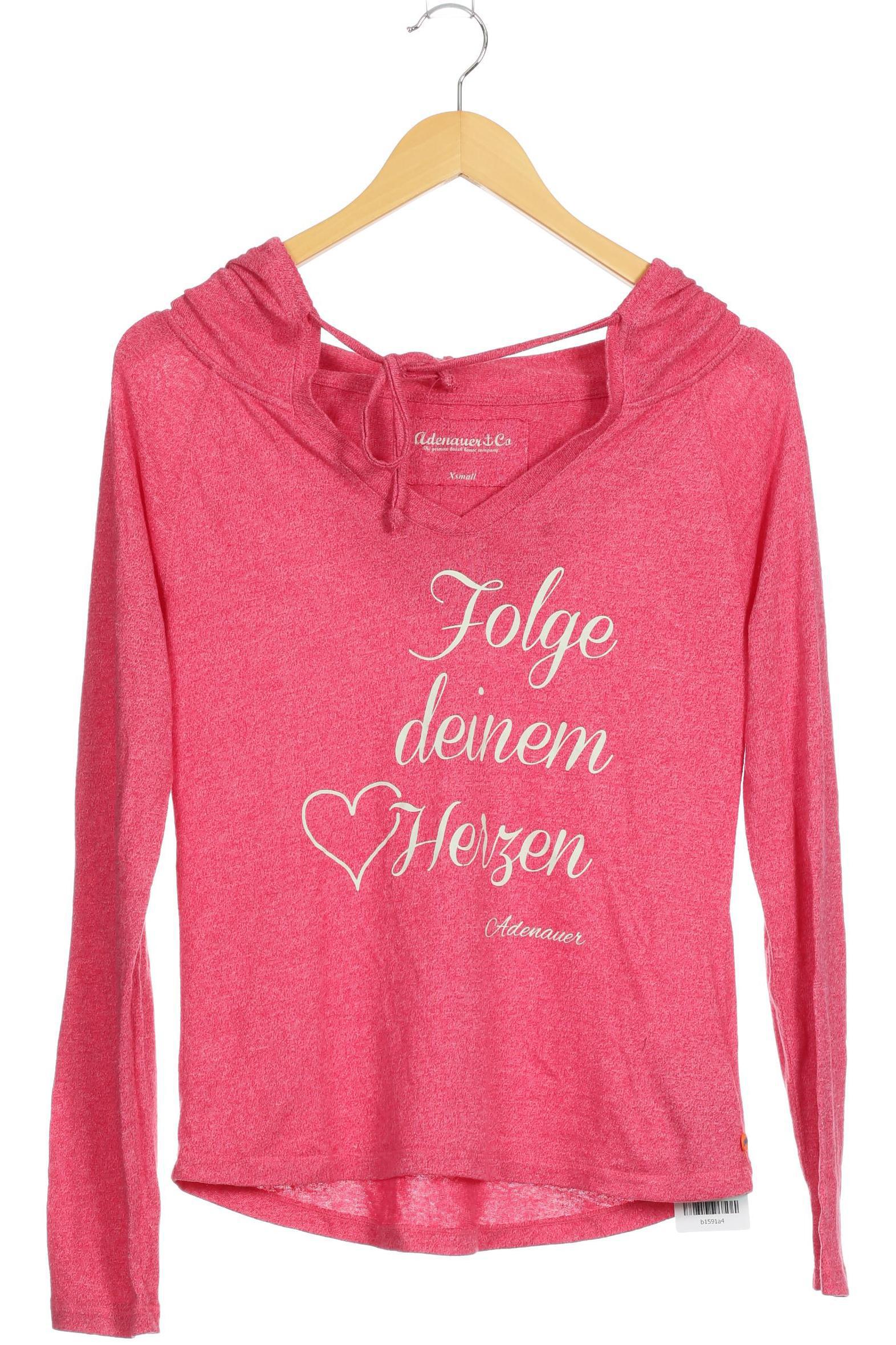 

Adenauer & Co Damen Kapuzenpullover, pink, Gr.