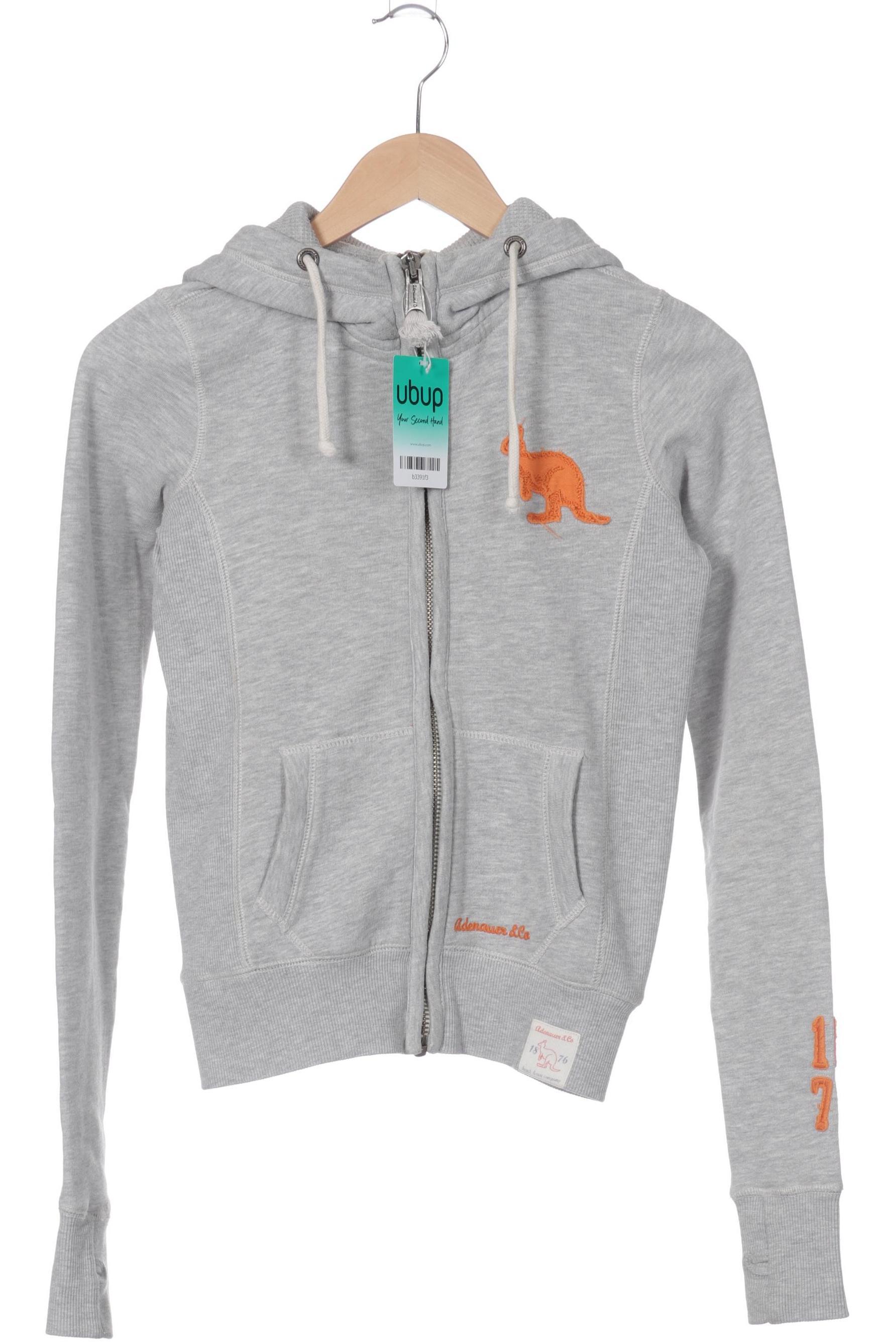 

Adenauer & Co Damen Kapuzenpullover, grau, Gr.