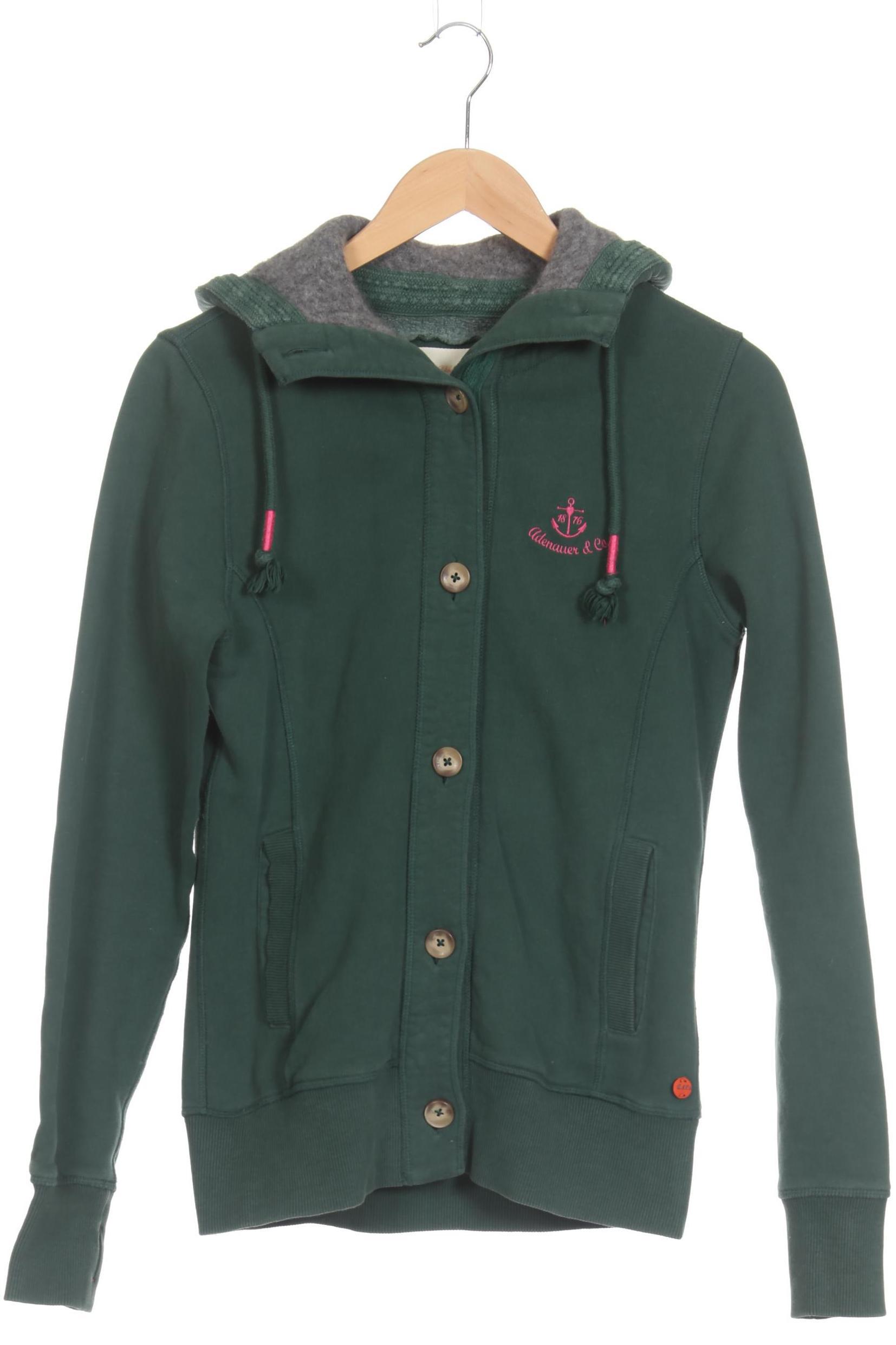 

Adenauer & Co Damen Kapuzenpullover, grün, Gr.