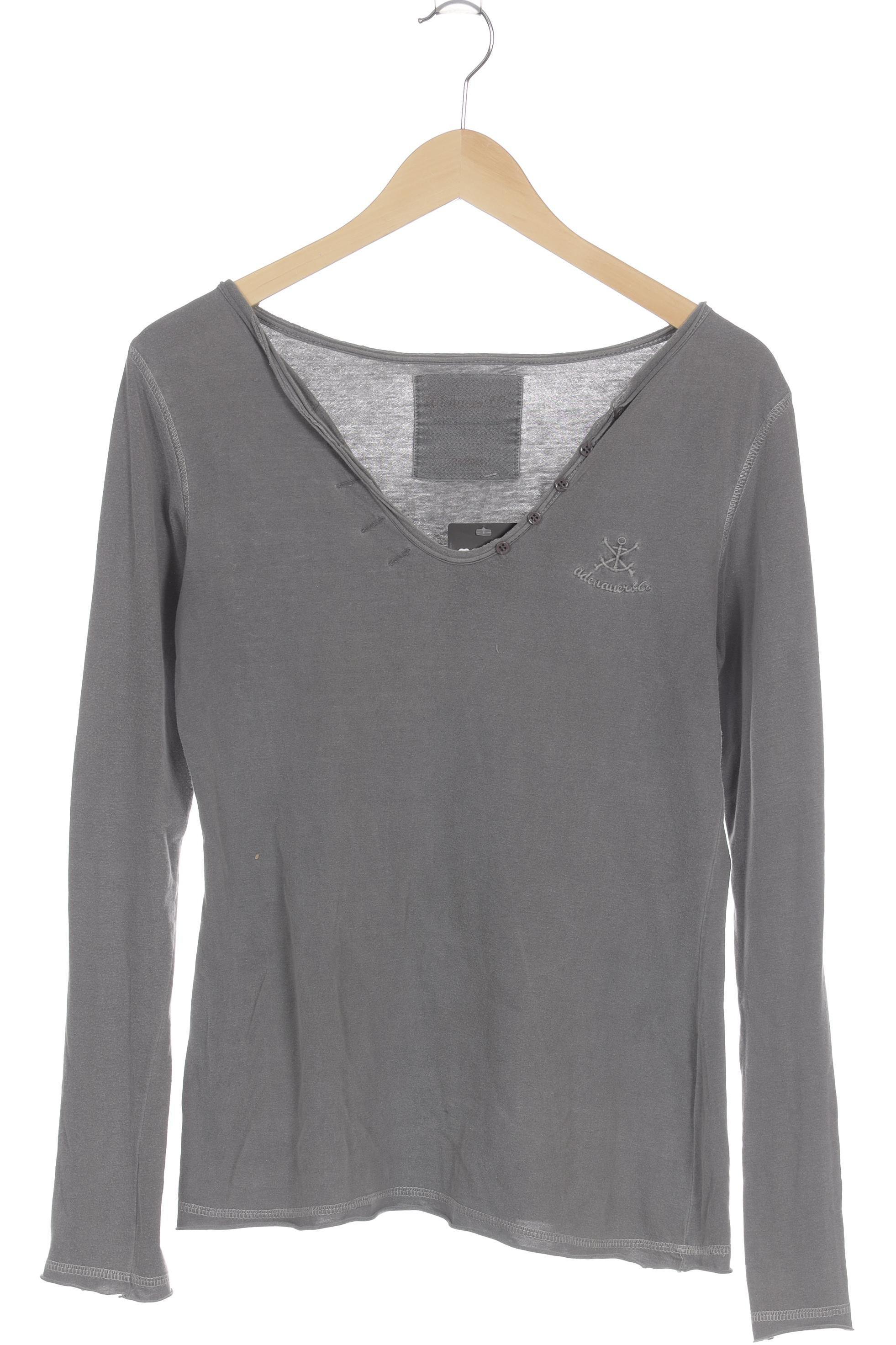 

Adenauer & Co Damen Langarmshirt, grau, Gr.