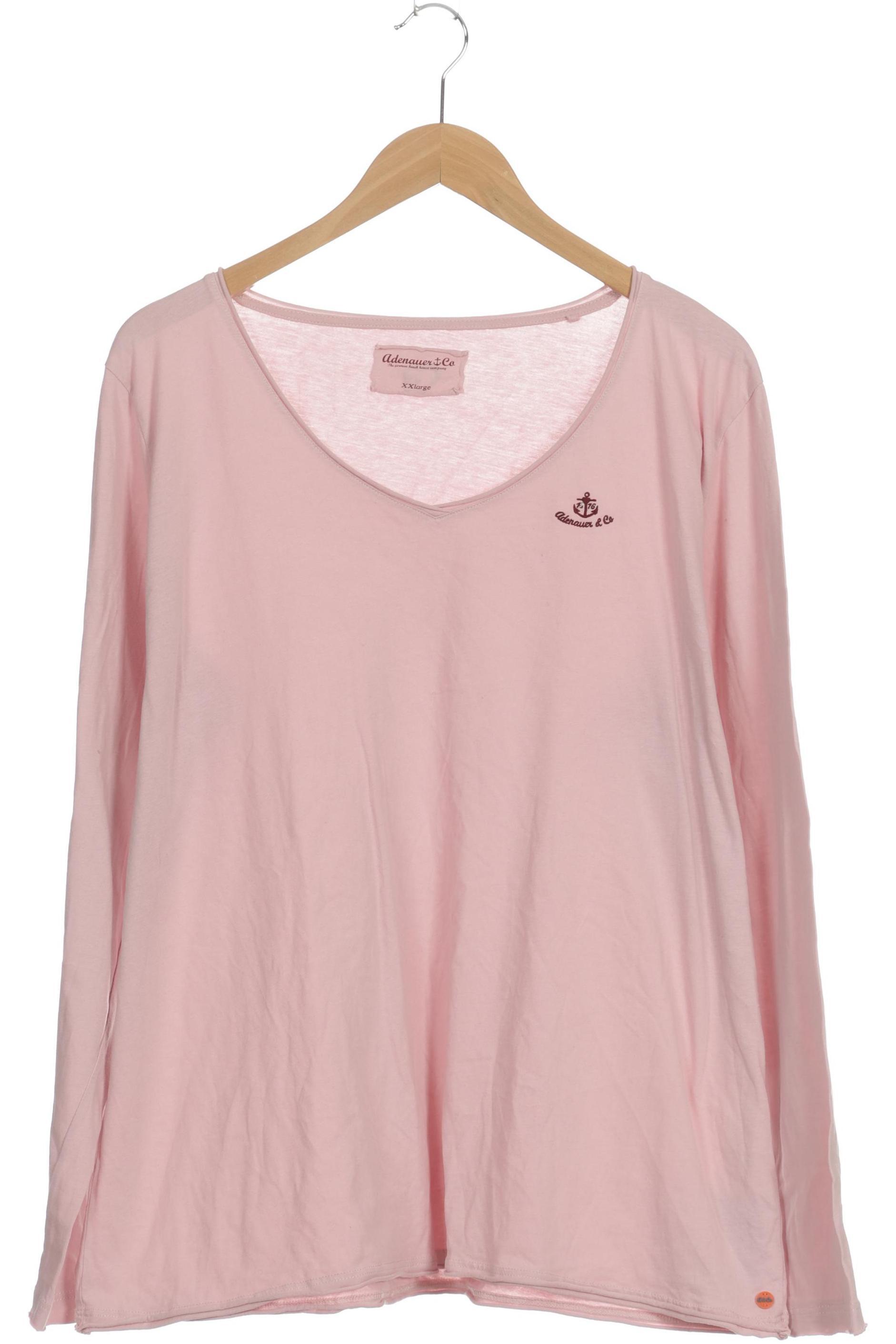 

Adenauer & Co Damen Langarmshirt, pink, Gr.