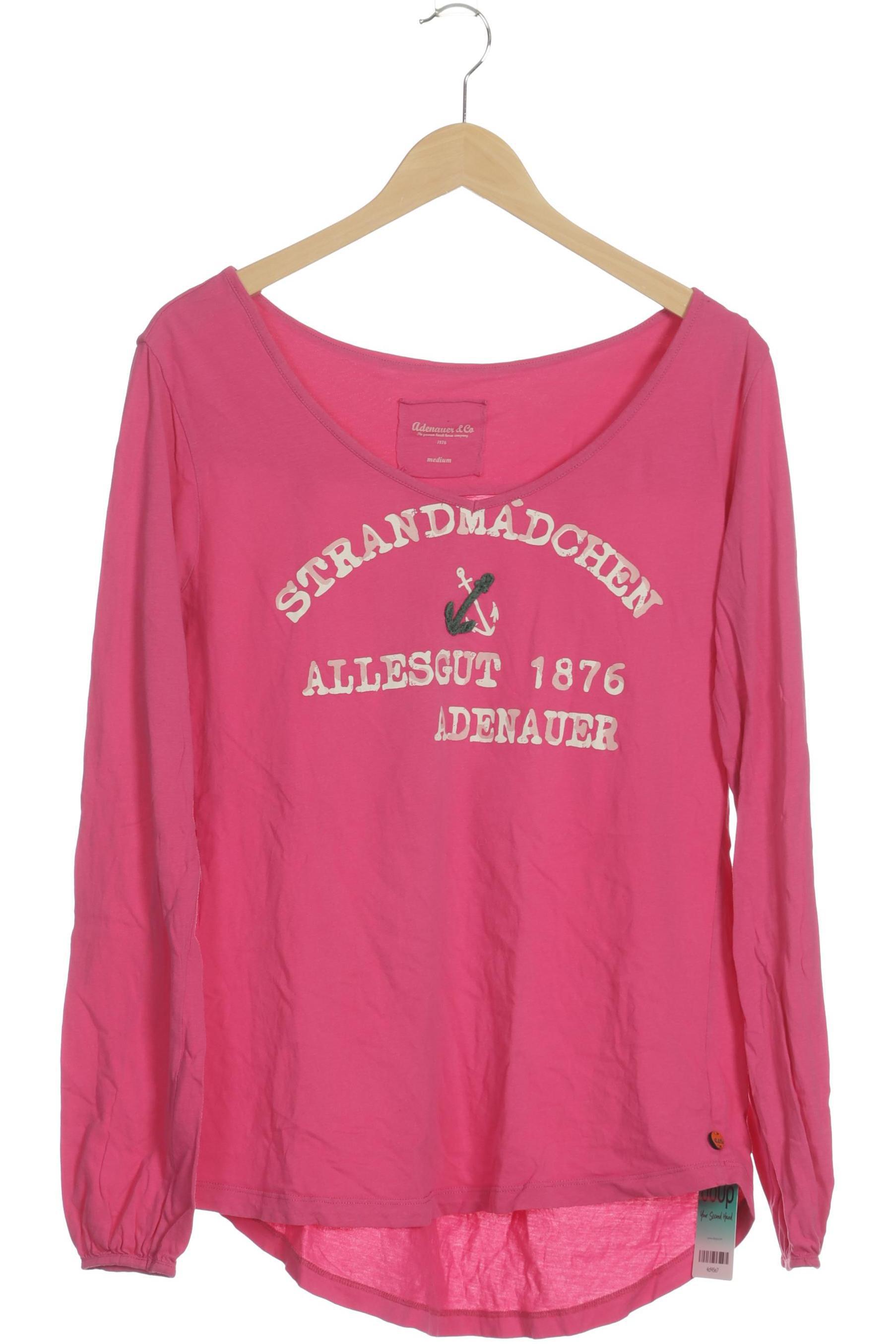 

Adenauer & Co Damen Langarmshirt, pink, Gr.