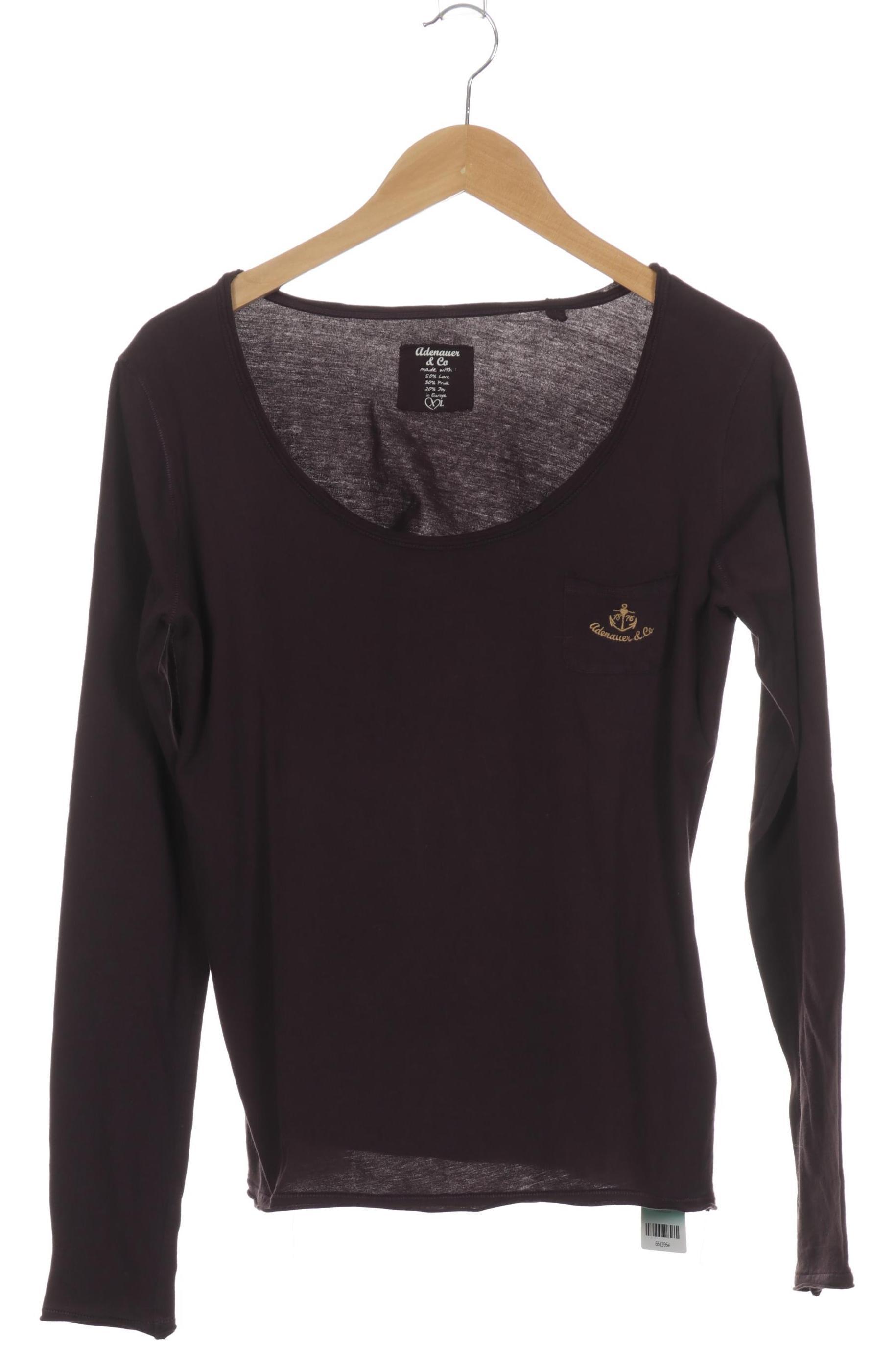 

Adenauer & Co Damen Langarmshirt, lila, Gr.
