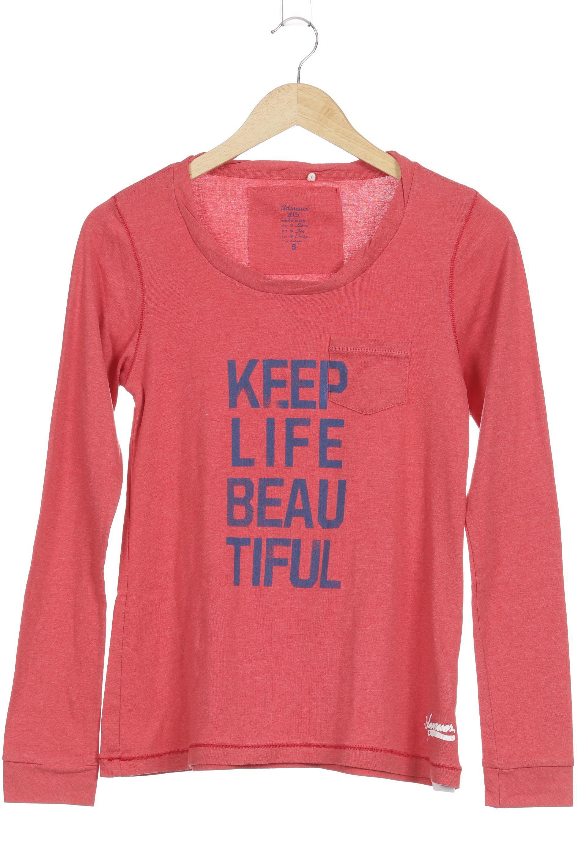 

Adenauer & Co Damen Langarmshirt, rot, Gr.