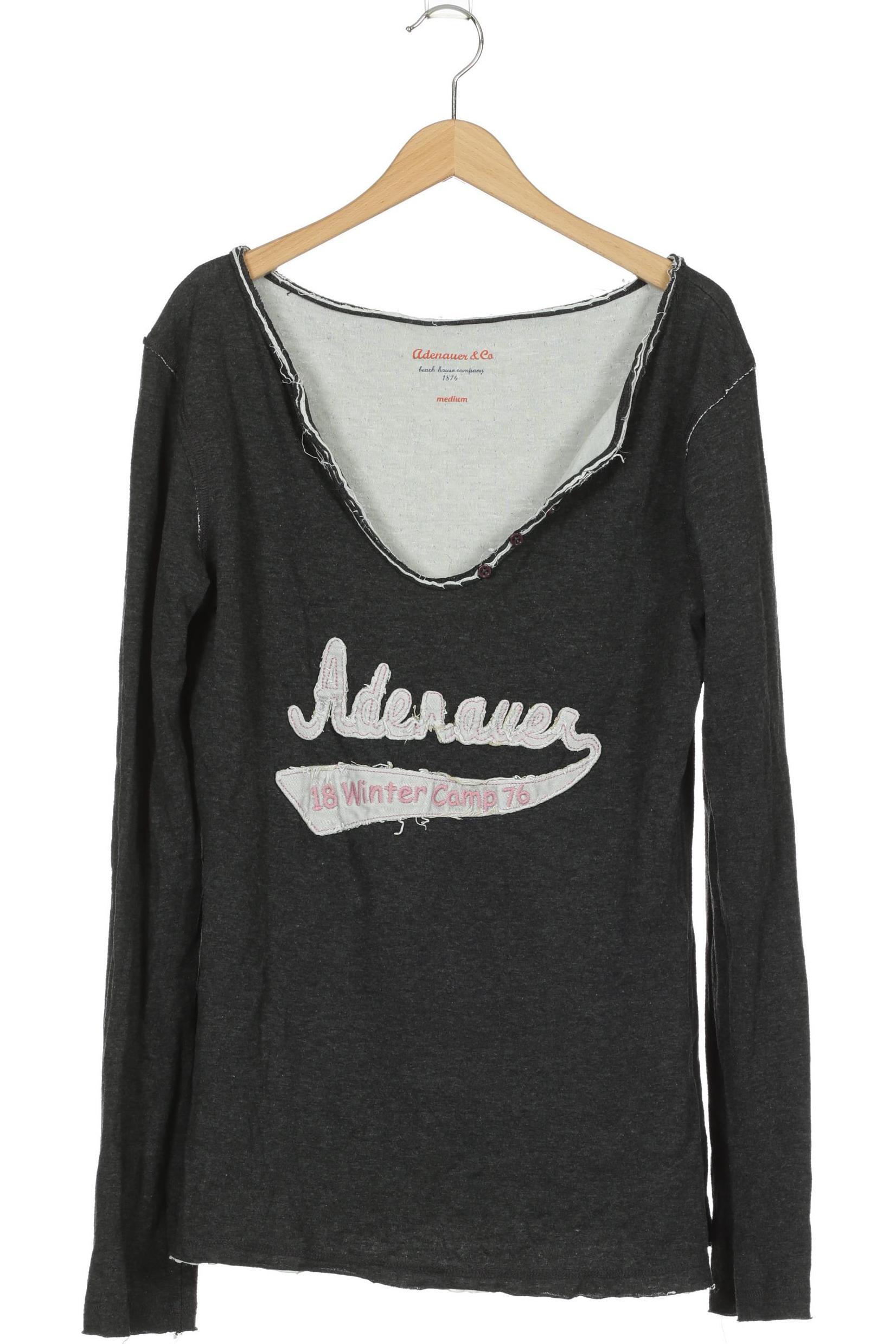 

Adenauer & Co Damen Langarmshirt, grau, Gr.