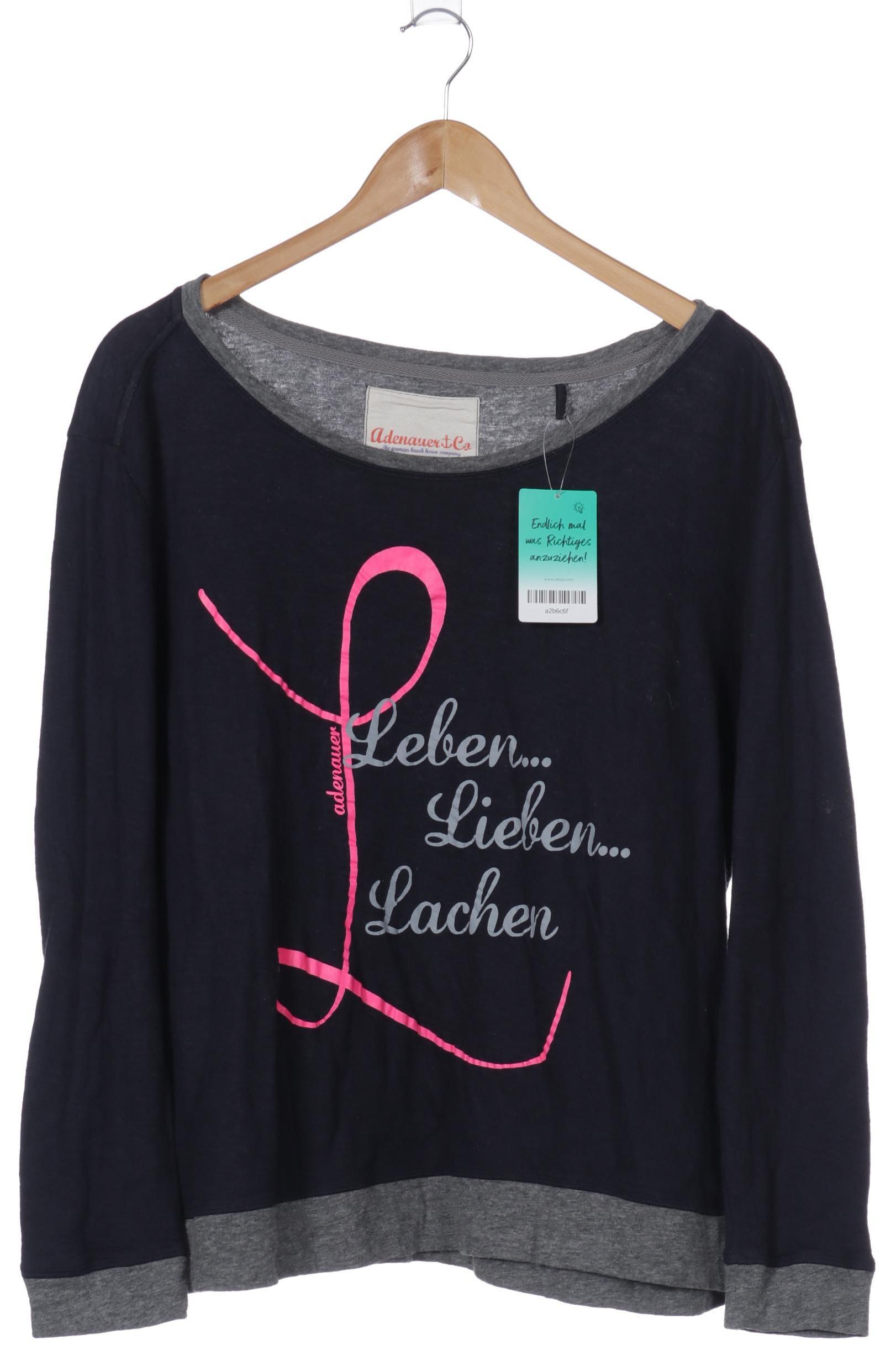 

Adenauer & Co Damen Langarmshirt, schwarz, Gr.
