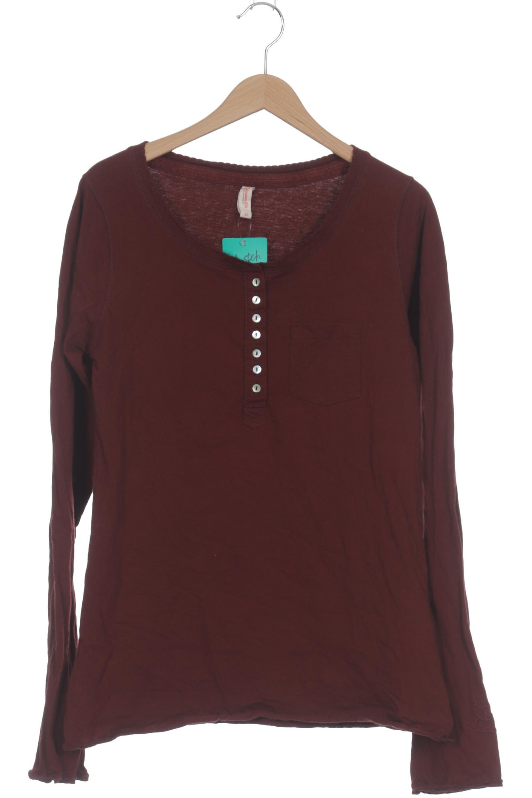 

Adenauer & Co Damen Langarmshirt, braun, Gr.