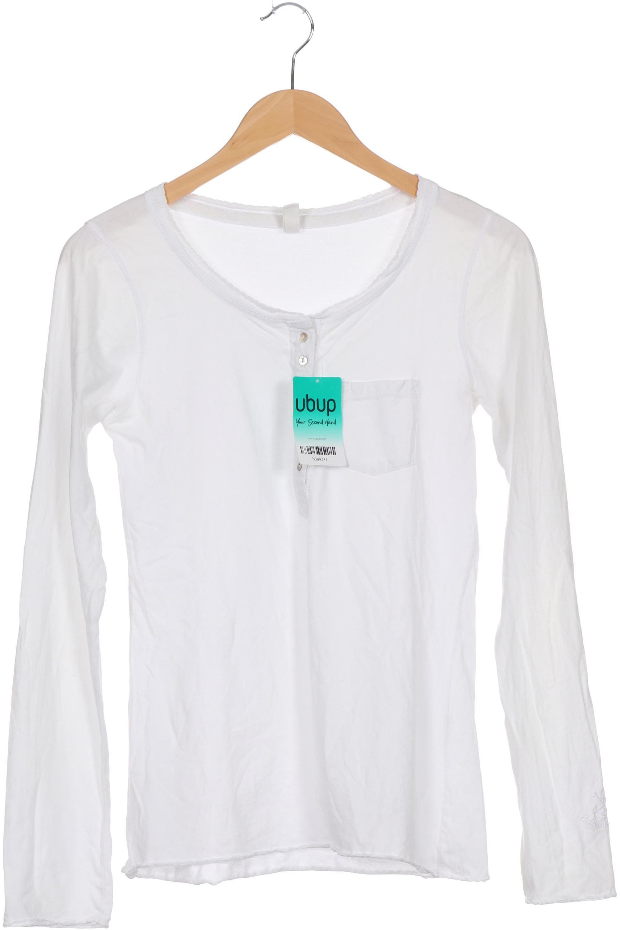 

Adenauer & Co Damen Langarmshirt, weiß, Gr.