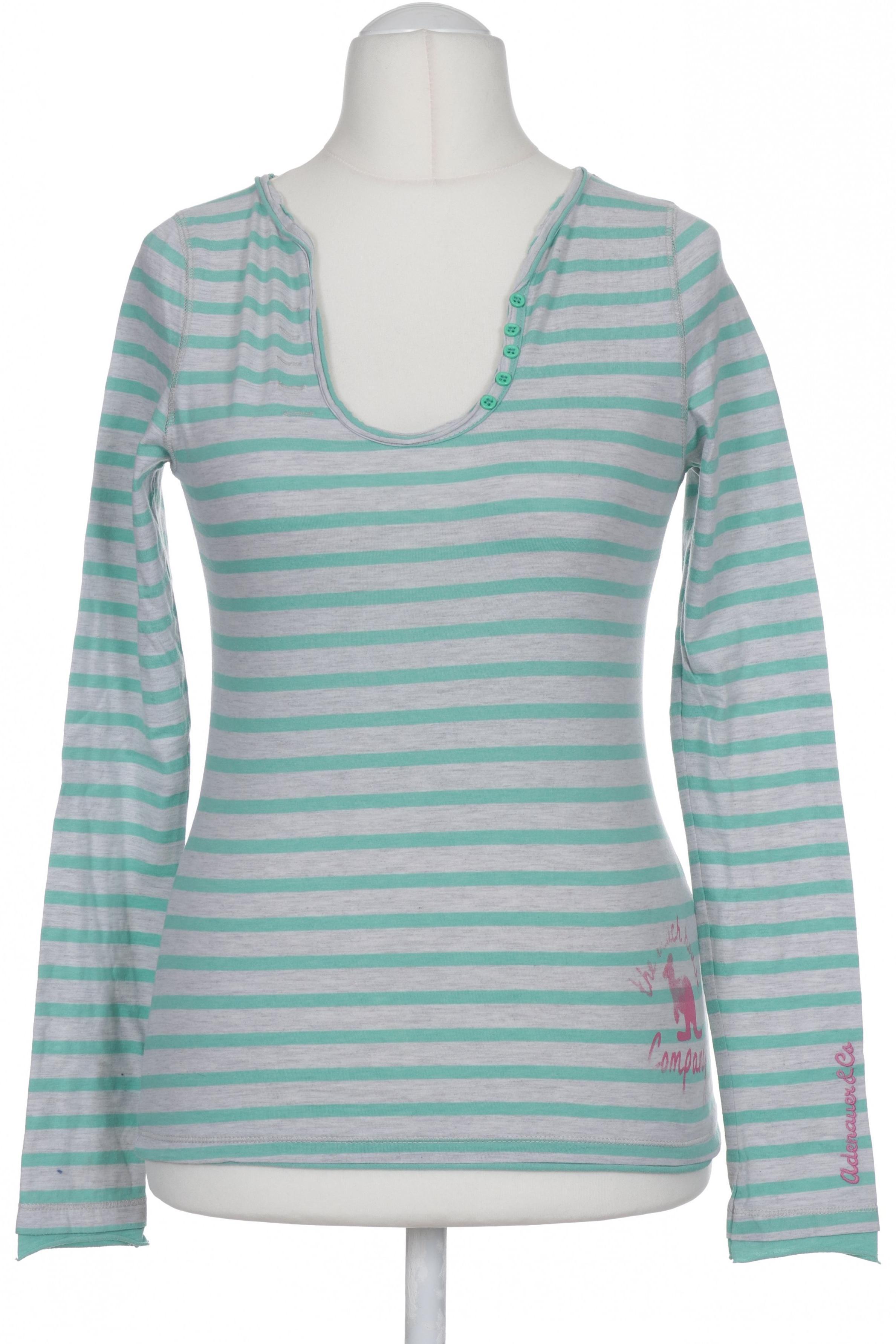 

Adenauer & Co Damen Langarmshirt, grau, Gr.