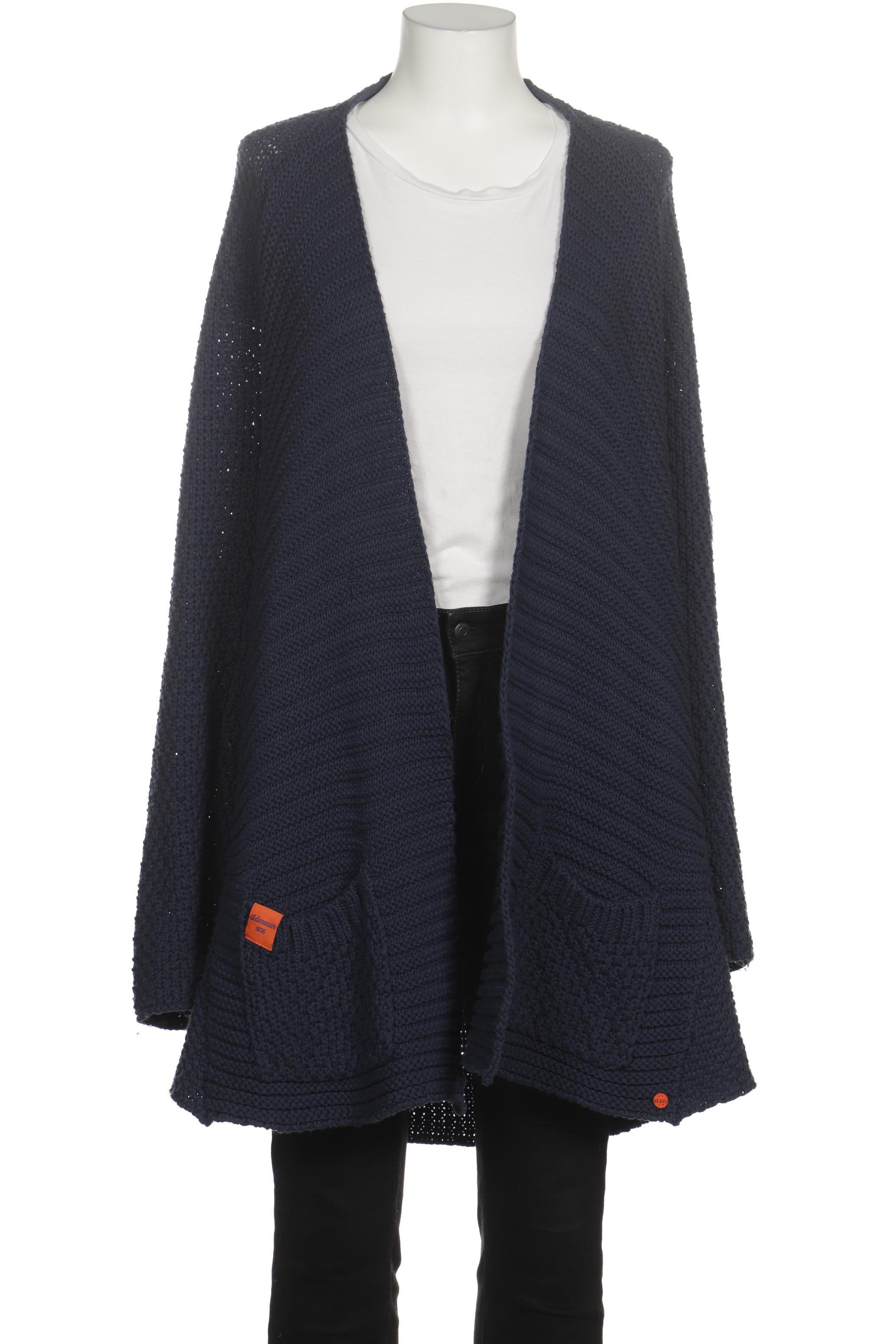 

Adenauer & Co Damen Strickjacke, blau, Gr.