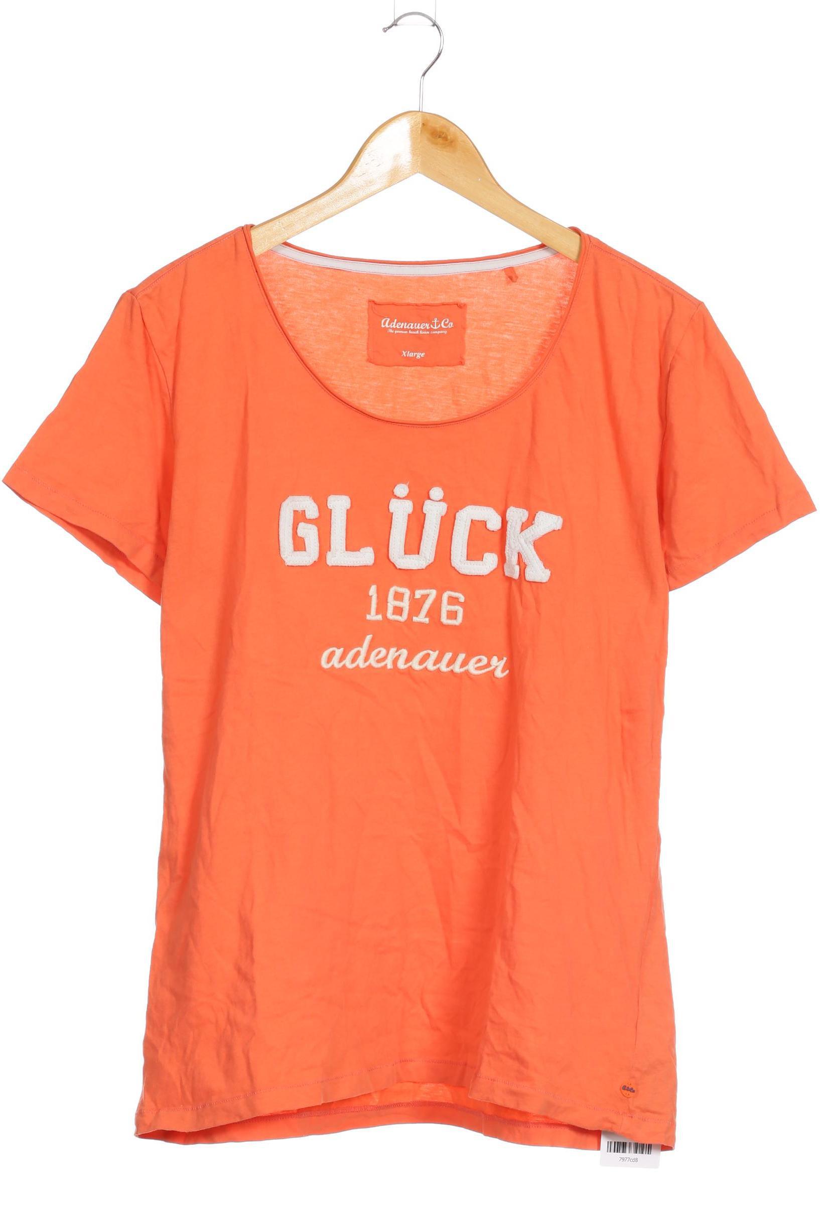 

Adenauer & Co Damen T-Shirt, orange, Gr.
