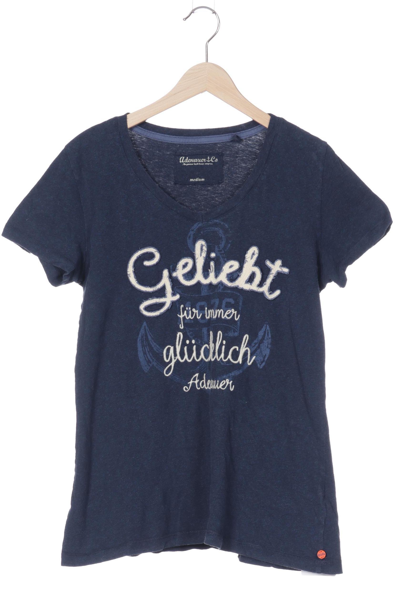 

Adenauer & Co Damen T-Shirt, blau, Gr.