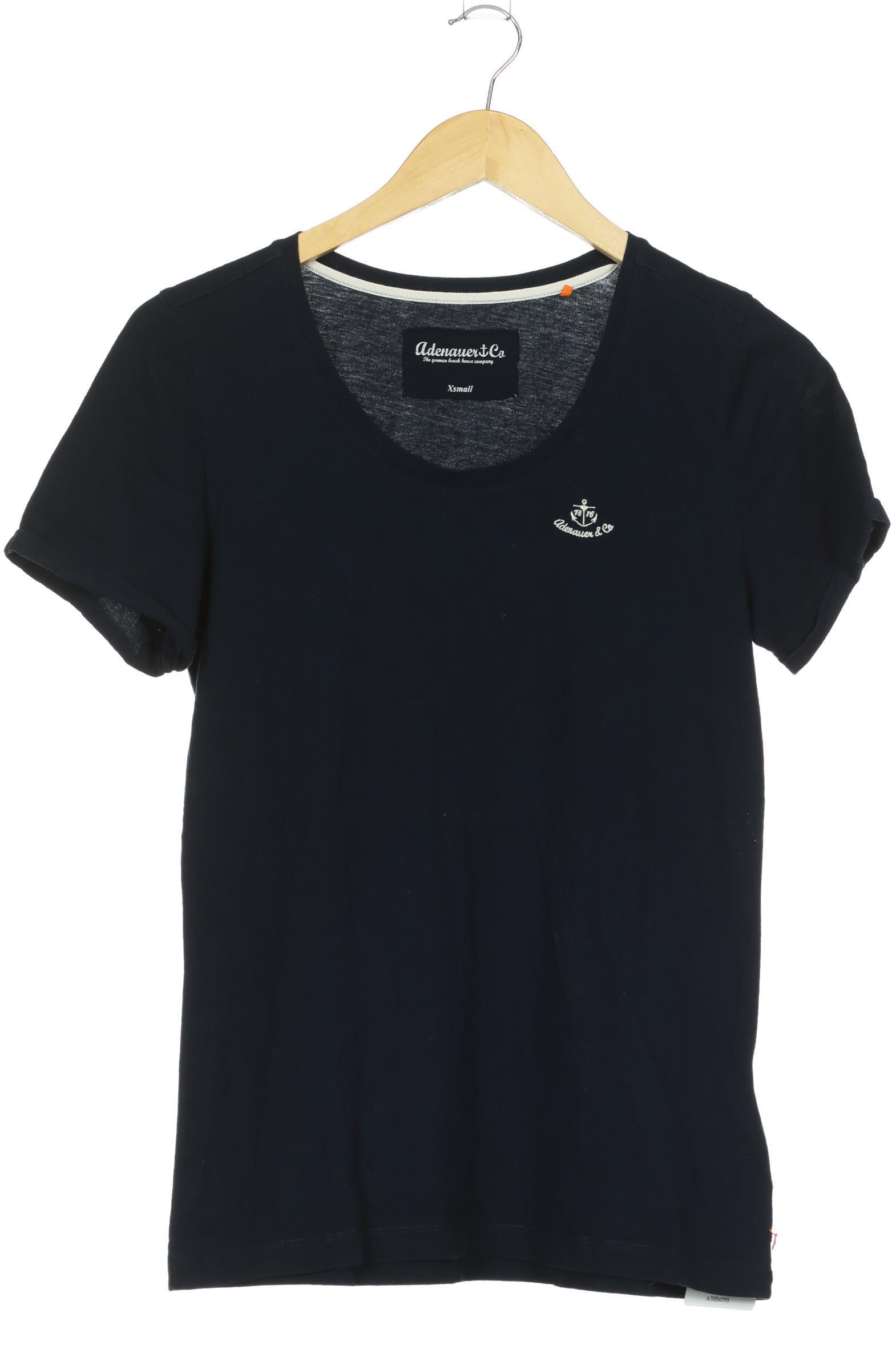 

Adenauer & Co Damen T-Shirt, blau, Gr.