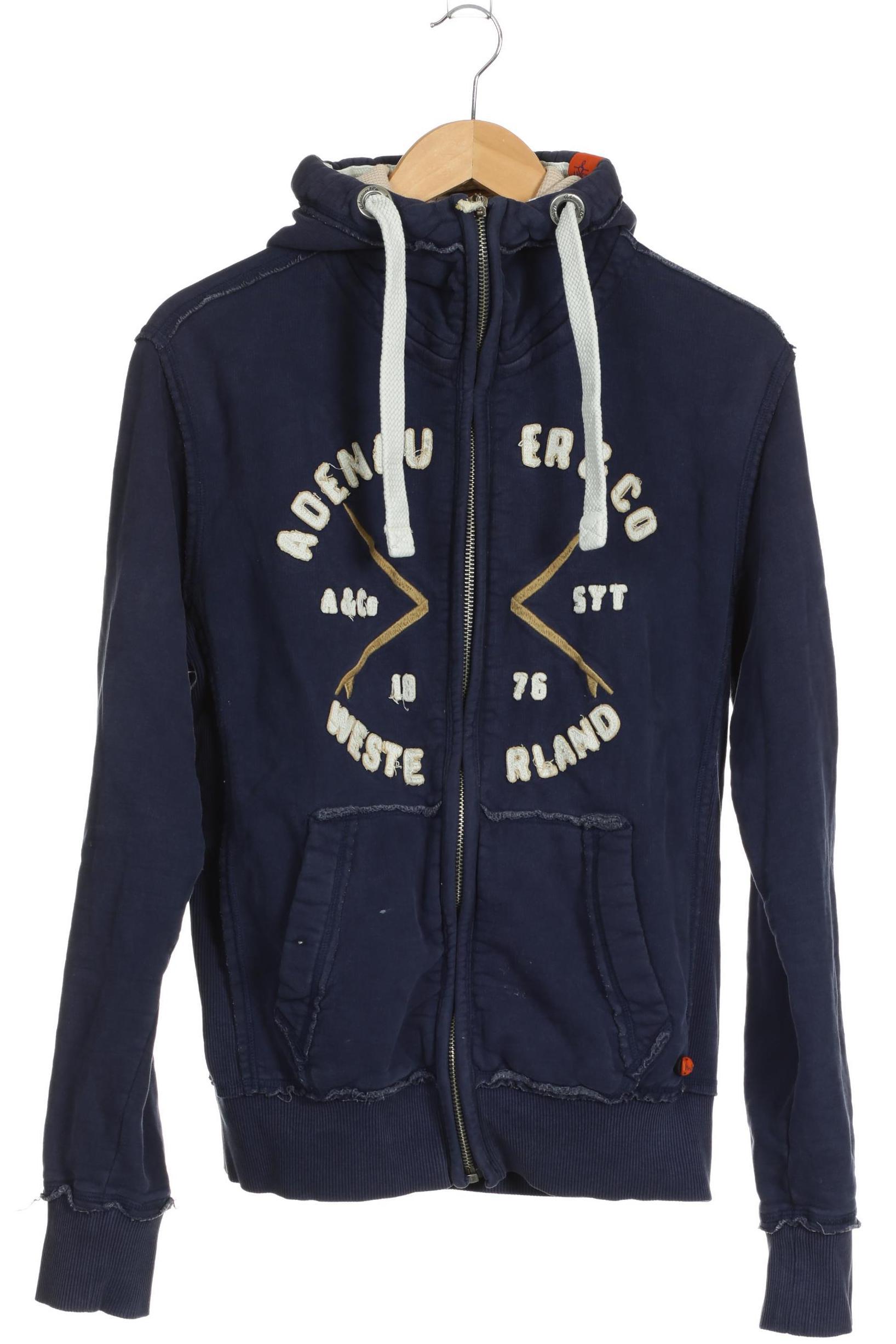 

Adenauer & Co Herren Kapuzenpullover, blau, Gr.