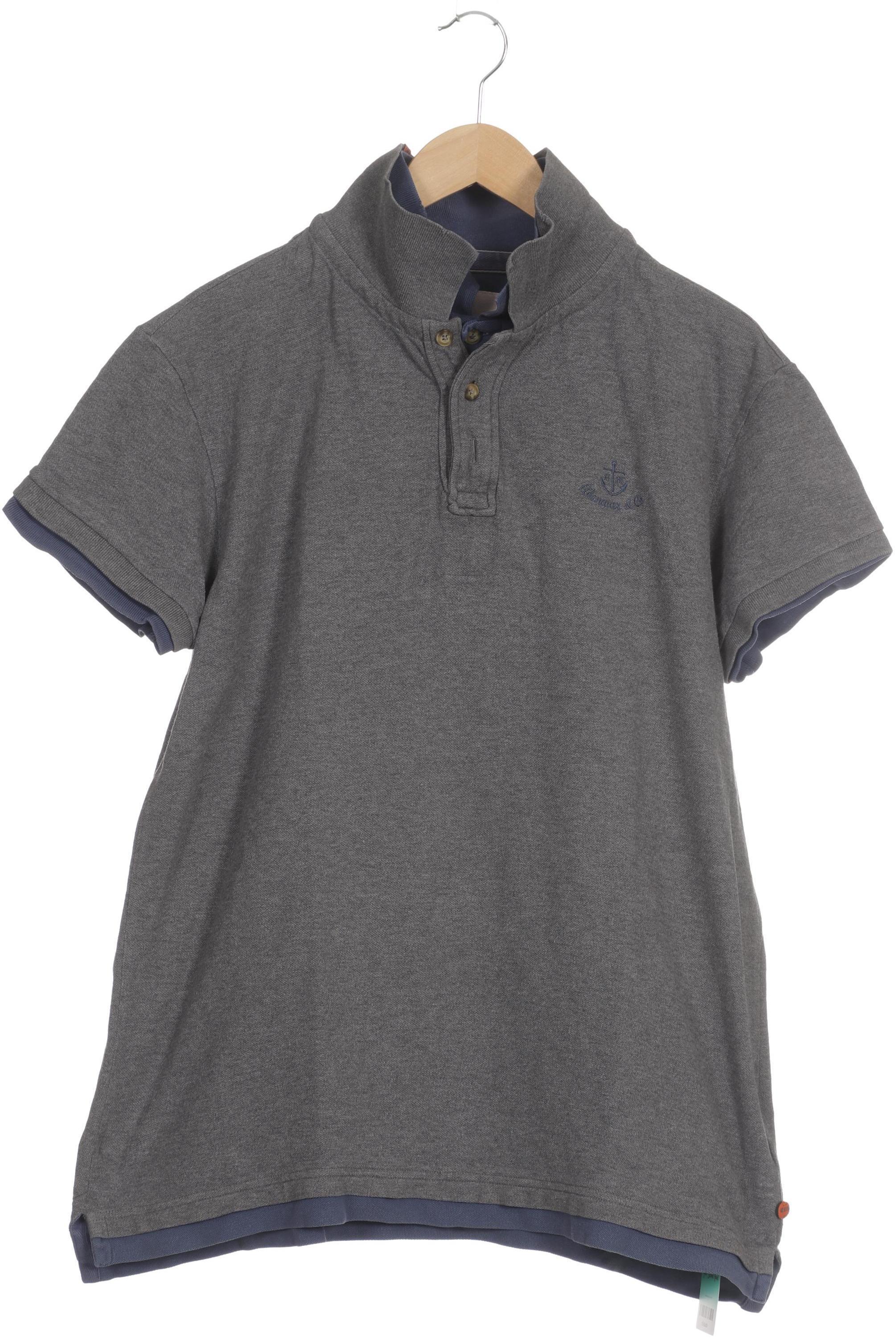 

Adenauer & Co Herren Poloshirt, grau, Gr.