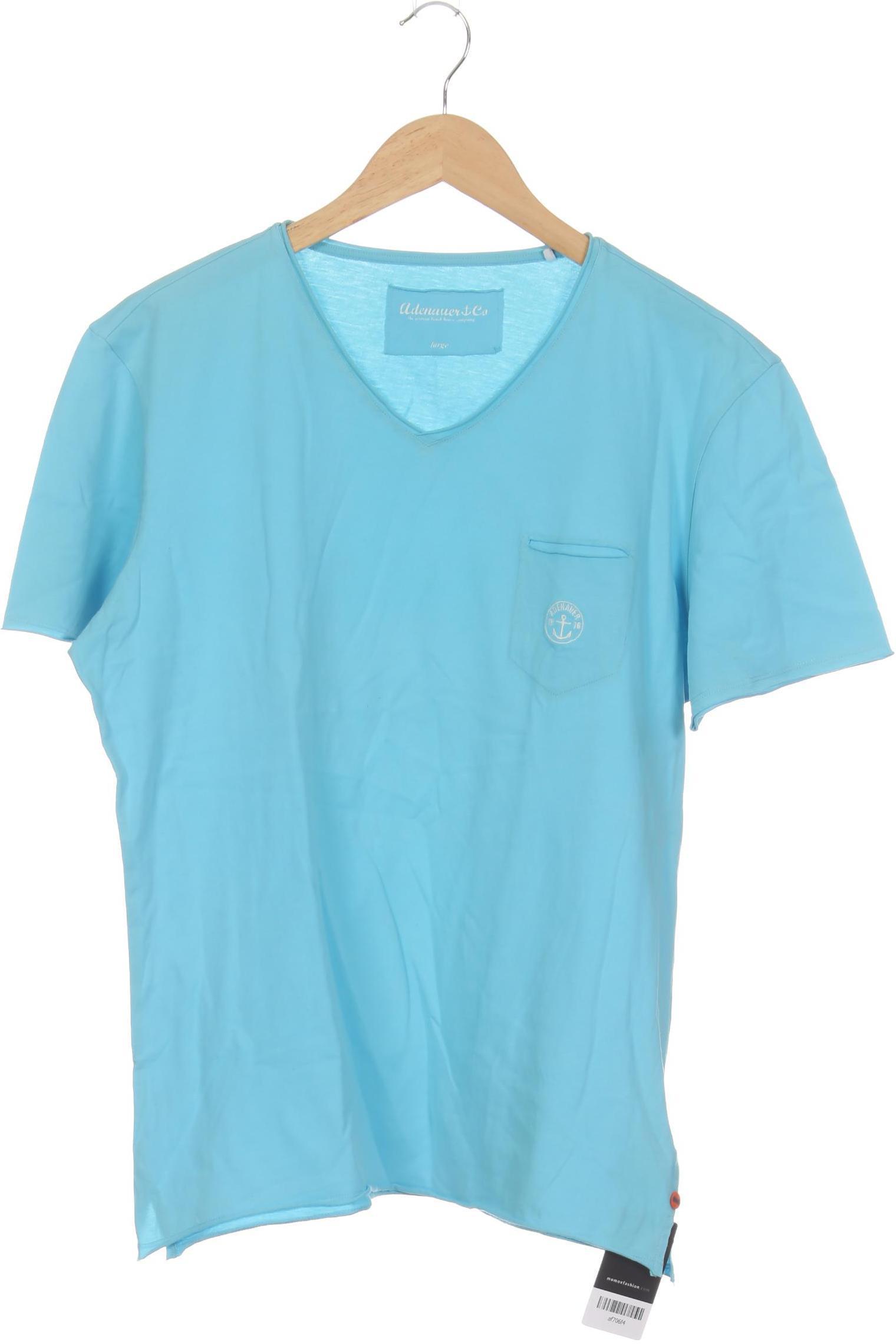 

Adenauer & Co Herren T-Shirt, blau, Gr.