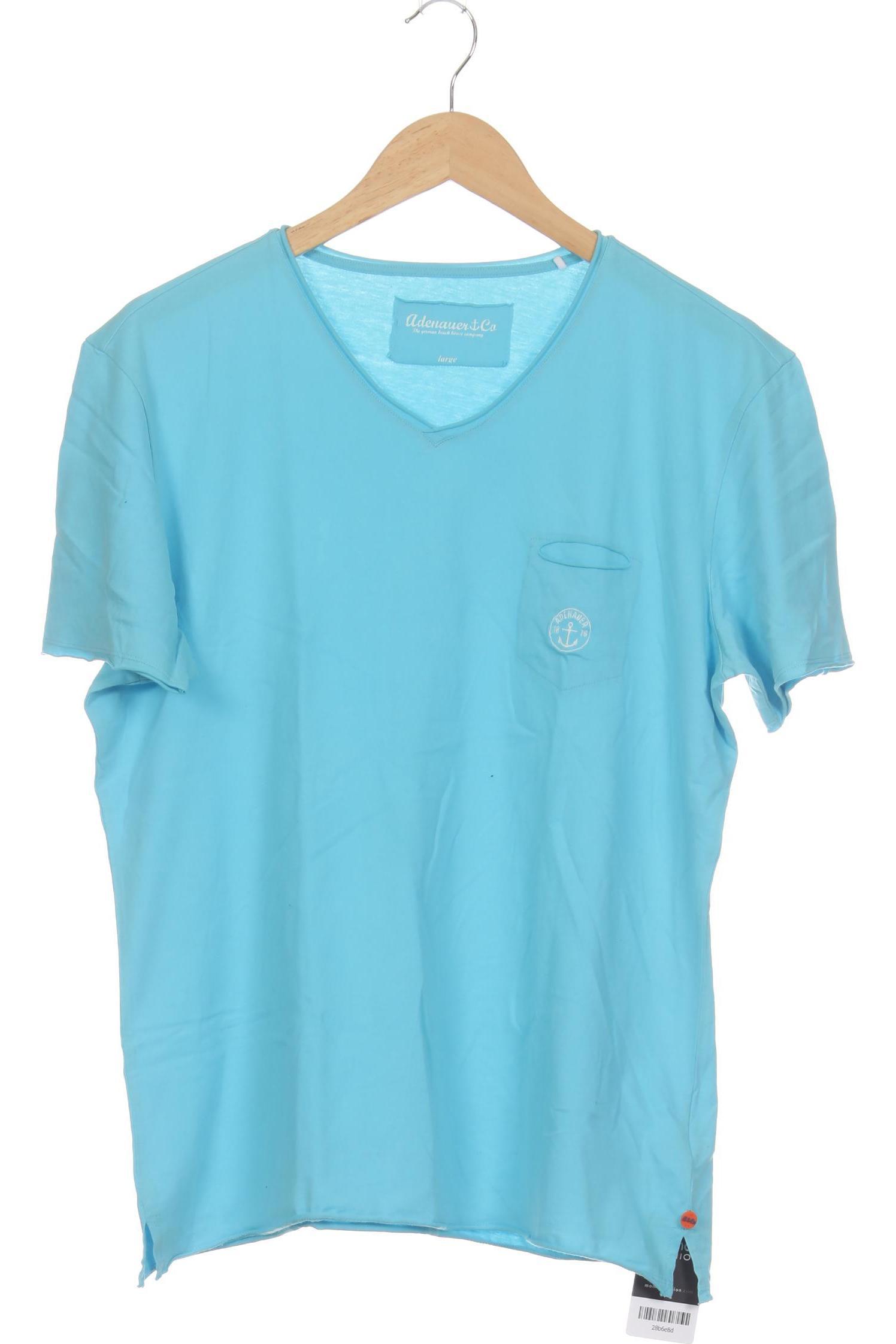 

Adenauer & Co Herren T-Shirt, blau, Gr.