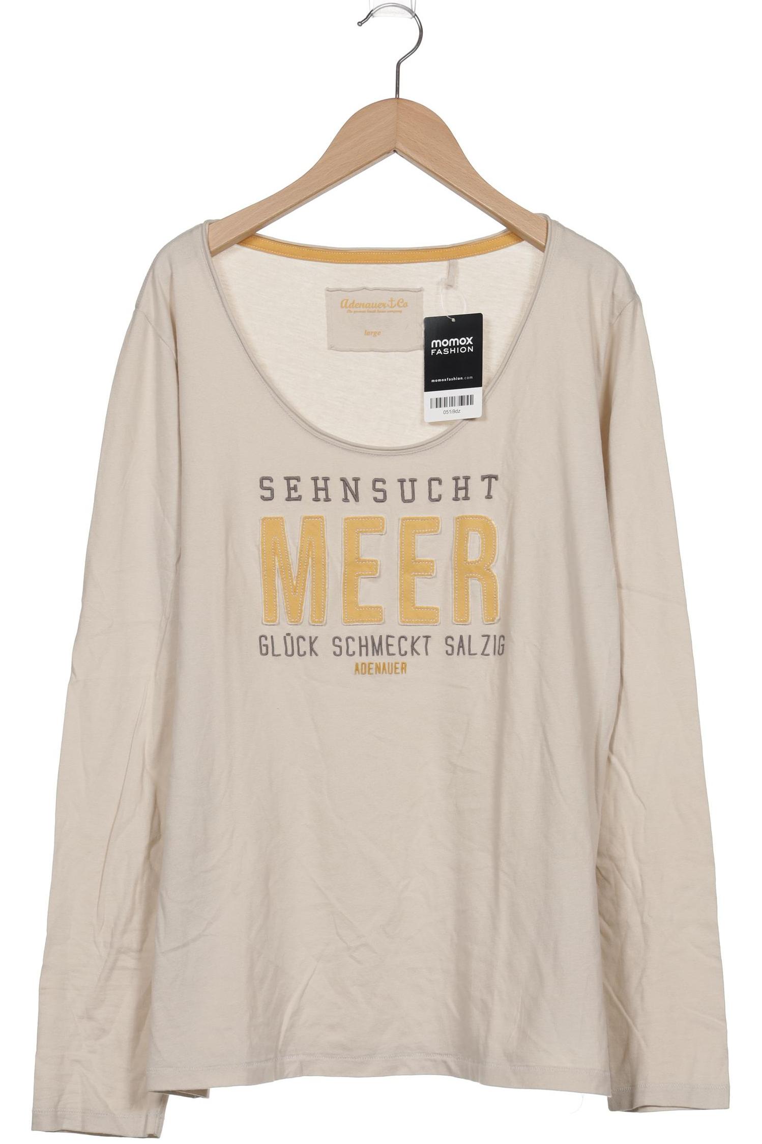 

Adenauer & Co Damen Langarmshirt, beige, Gr. 42