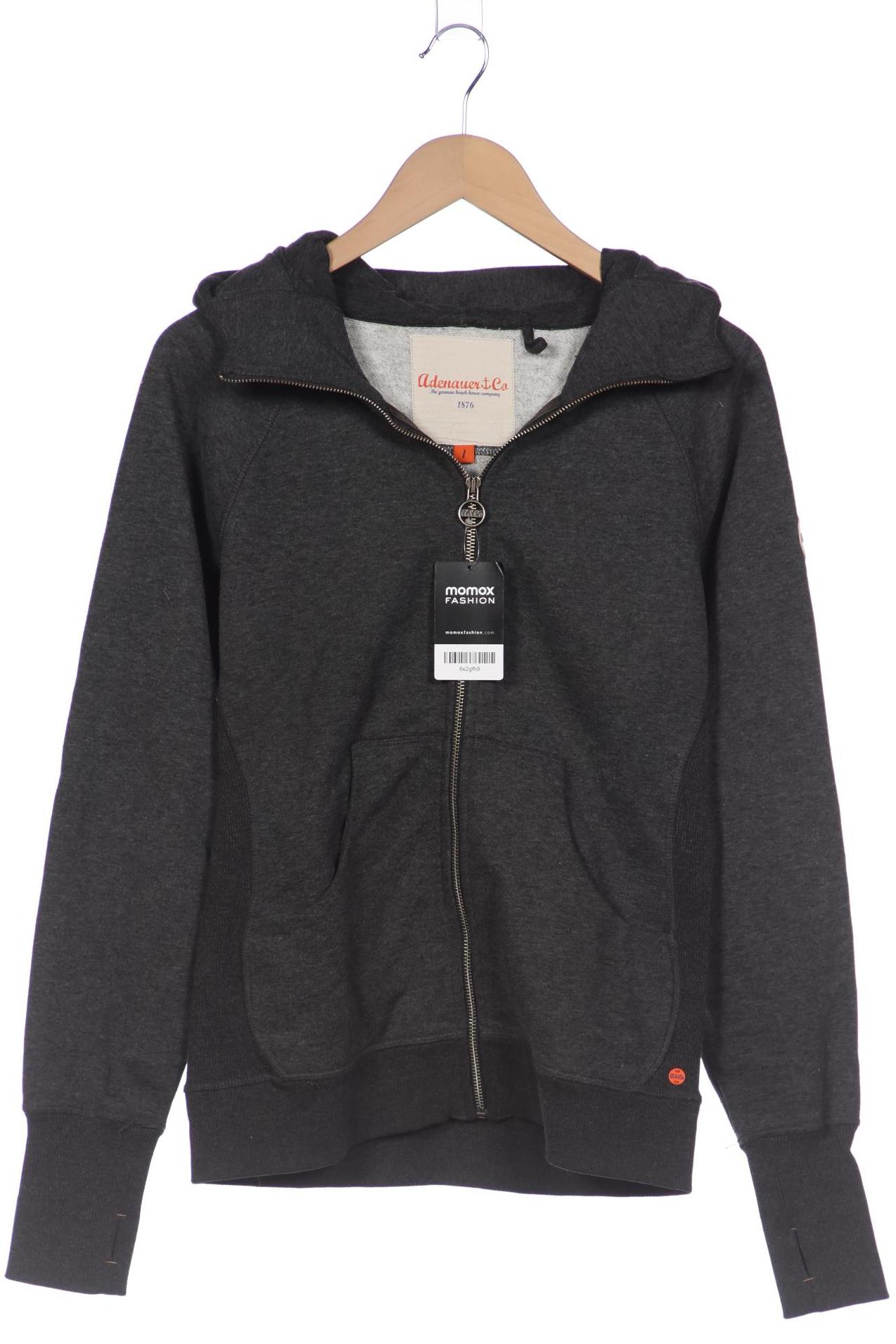 

Adenauer & Co Damen Kapuzenpullover, grau, Gr. 42
