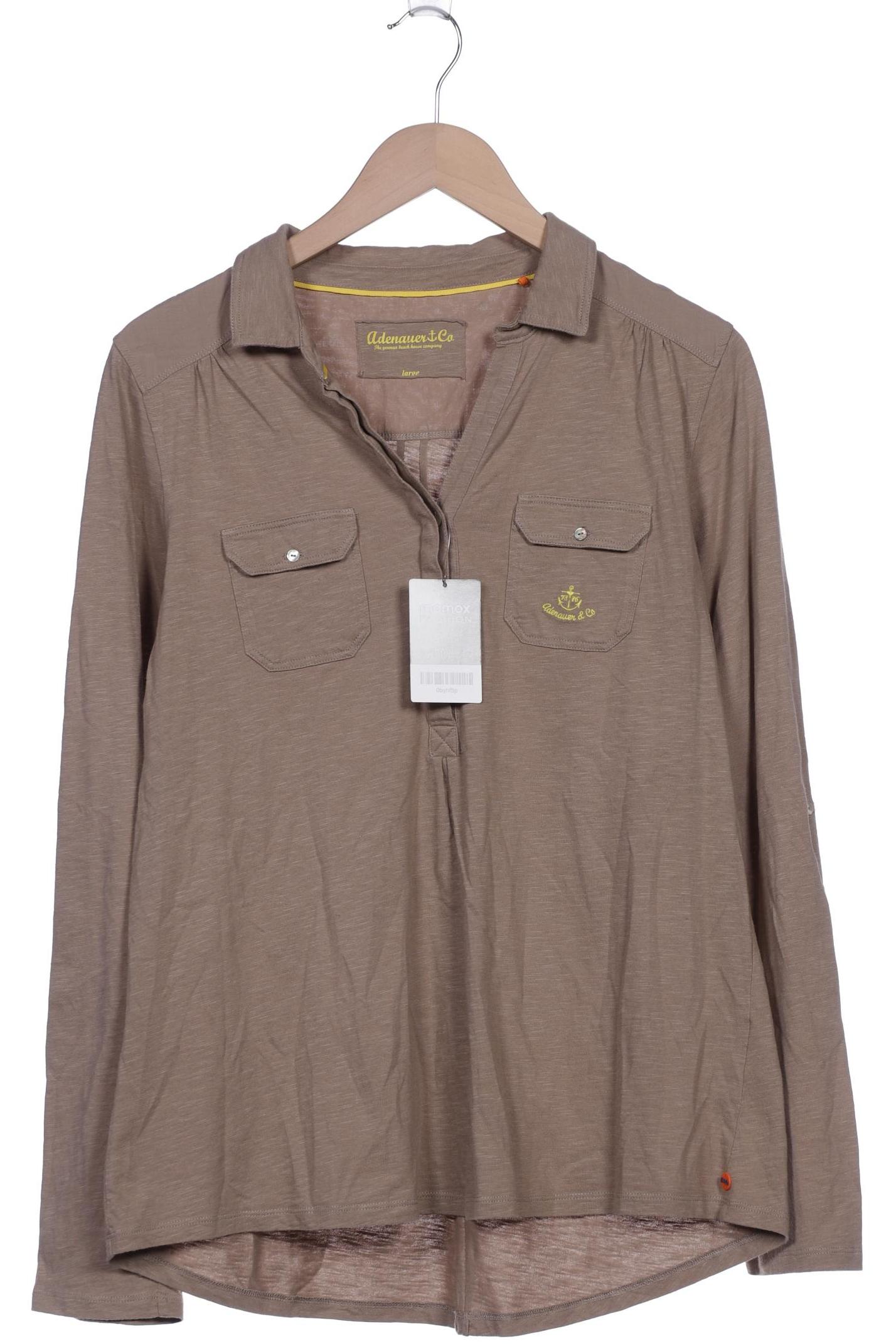 

Adenauer & Co Damen Poloshirt, beige, Gr. 42