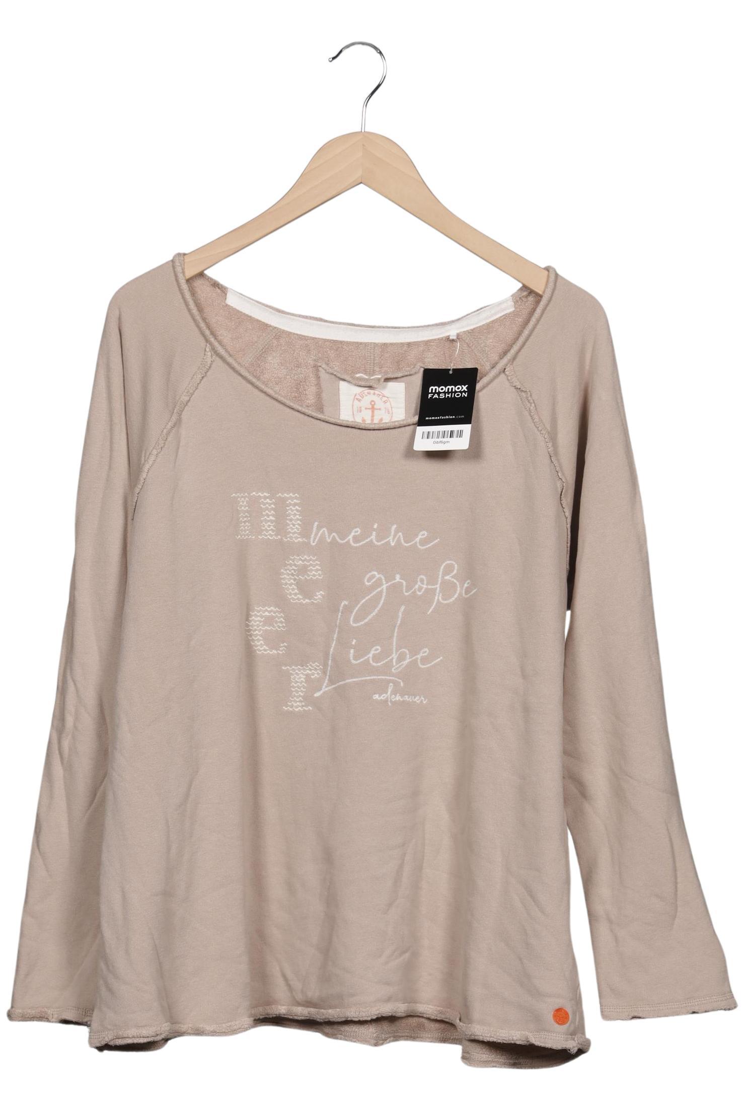 

Adenauer & Co Damen Sweatshirt, beige, Gr. 46