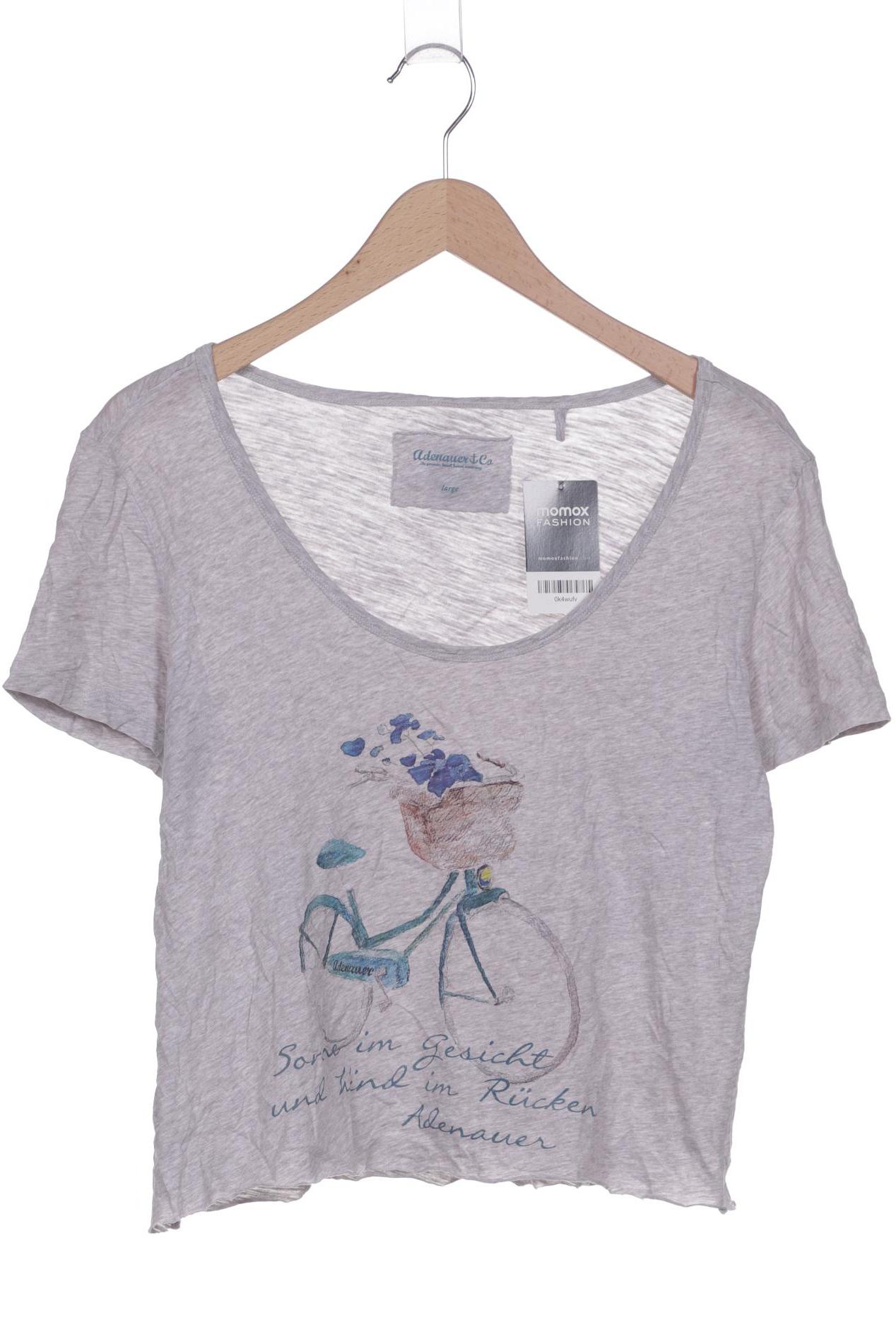 

Adenauer & Co Damen T-Shirt, grau, Gr. 42