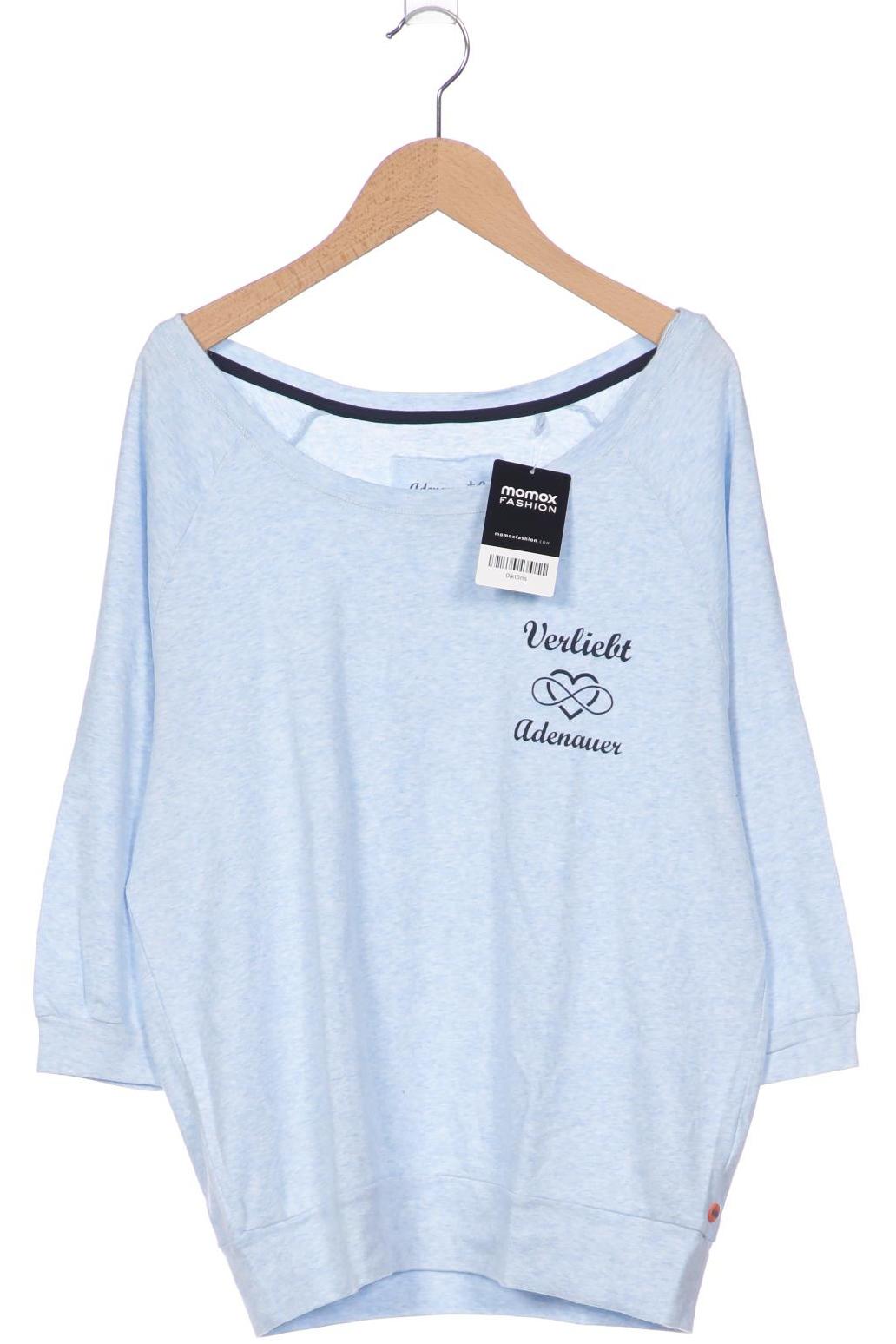 

Adenauer & Co Damen Langarmshirt, hellblau, Gr. 34