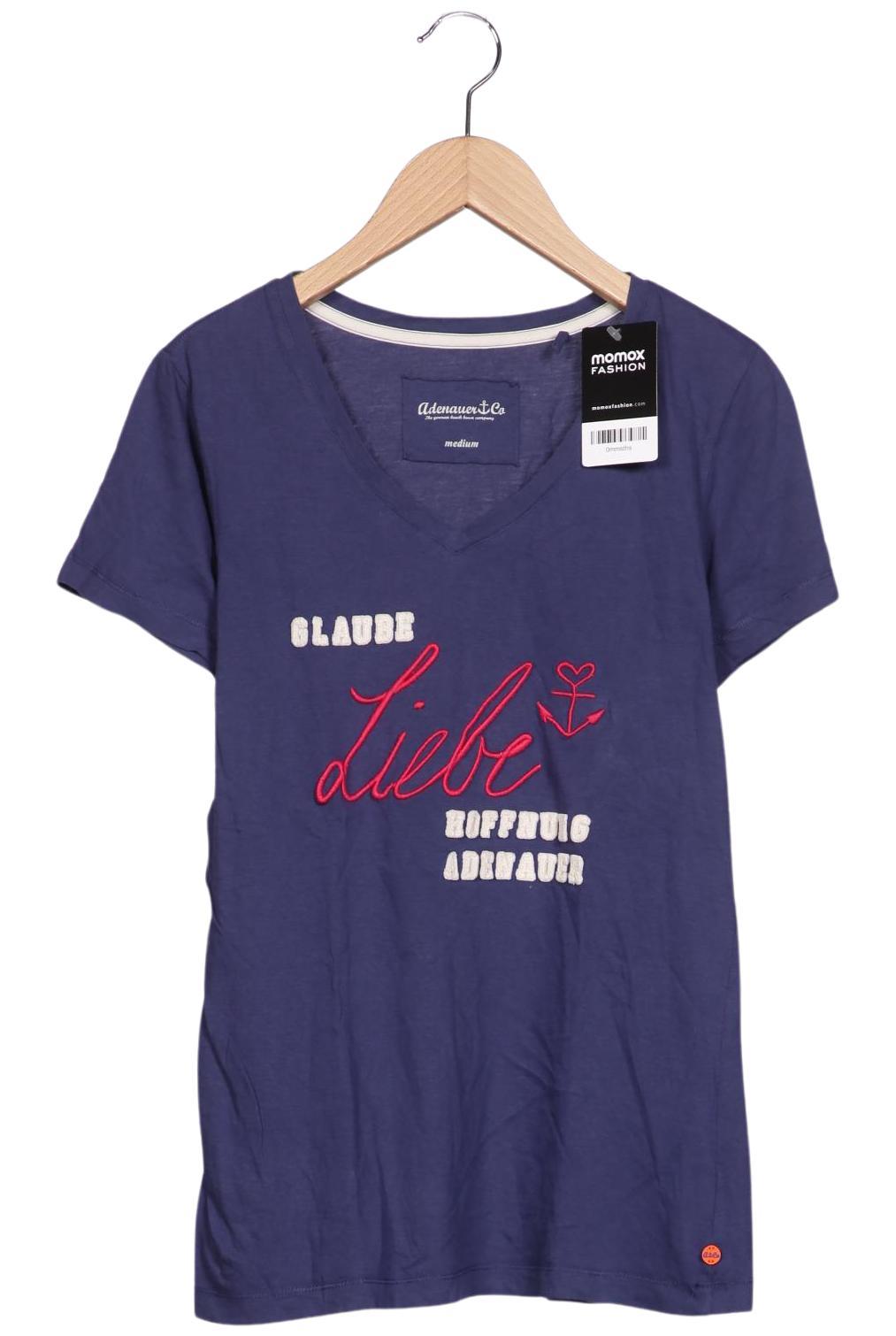 

Adenauer & Co Damen T-Shirt, marineblau, Gr. 38
