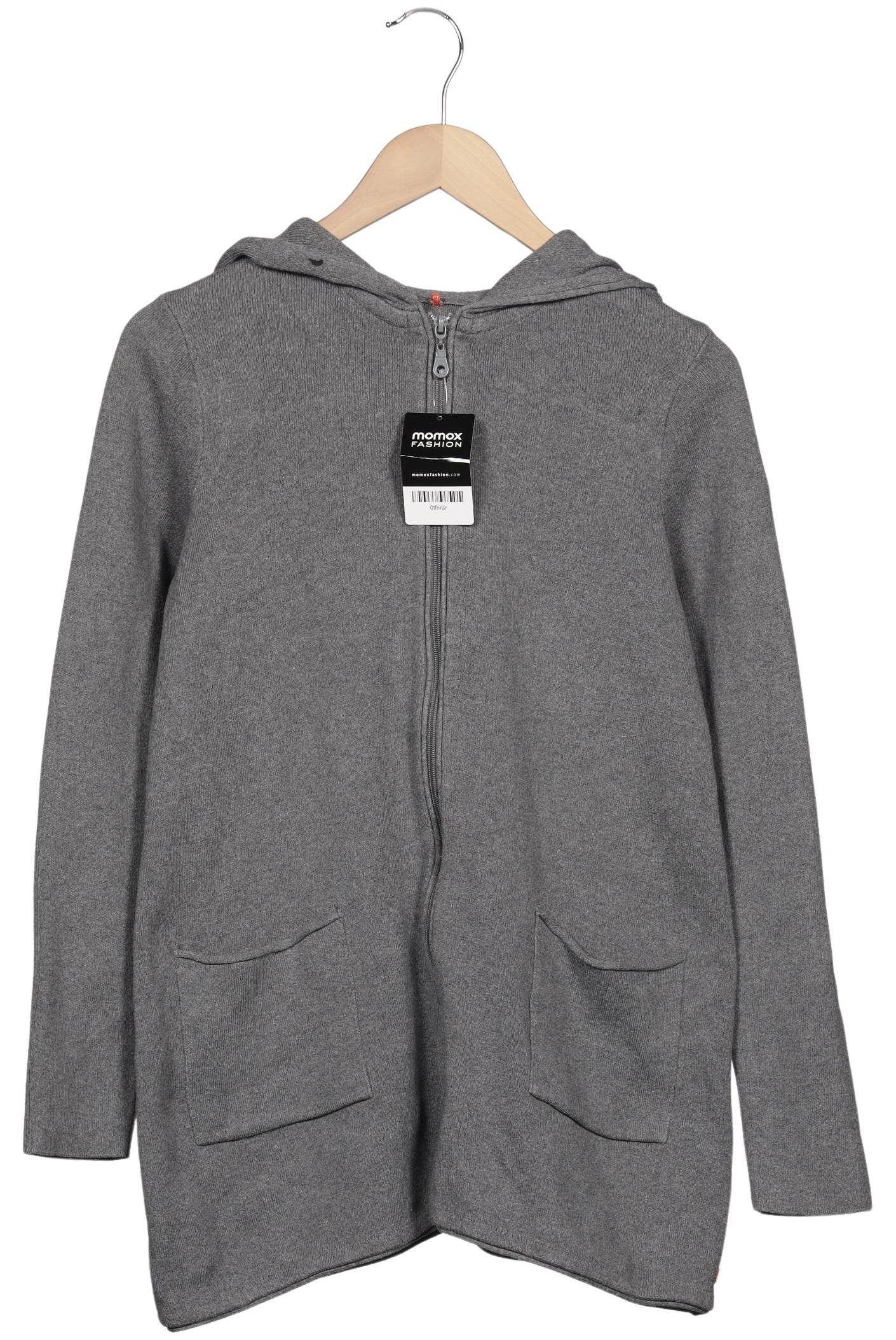 

Adenauer & Co Damen Kapuzenpullover, grau, Gr. 34