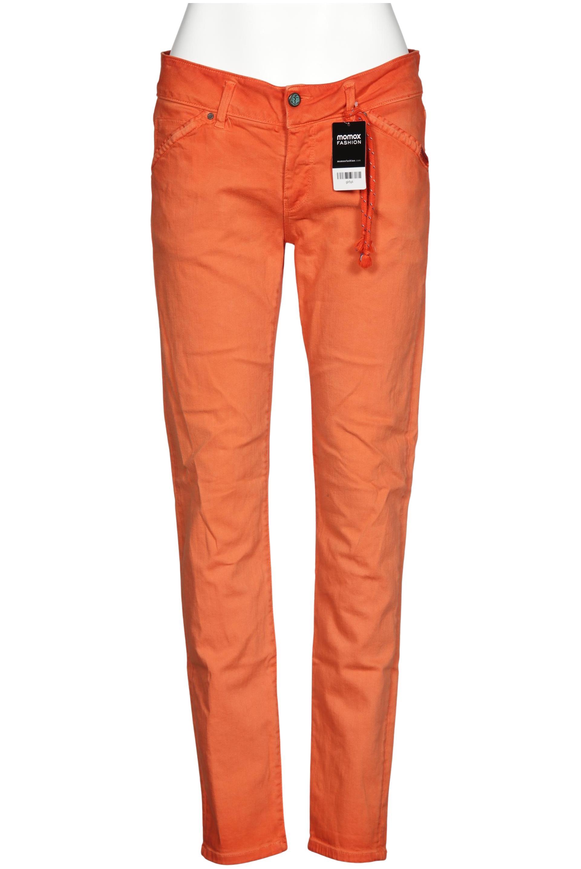 

Adenauer & Co Damen Jeans, orange, Gr. 32