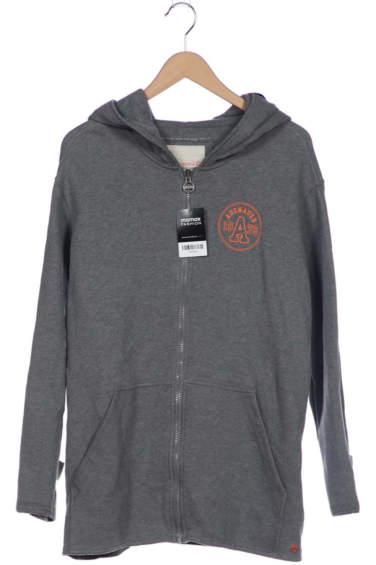 

Adenauer & Co Damen Kapuzenpullover, grau, Gr. 44