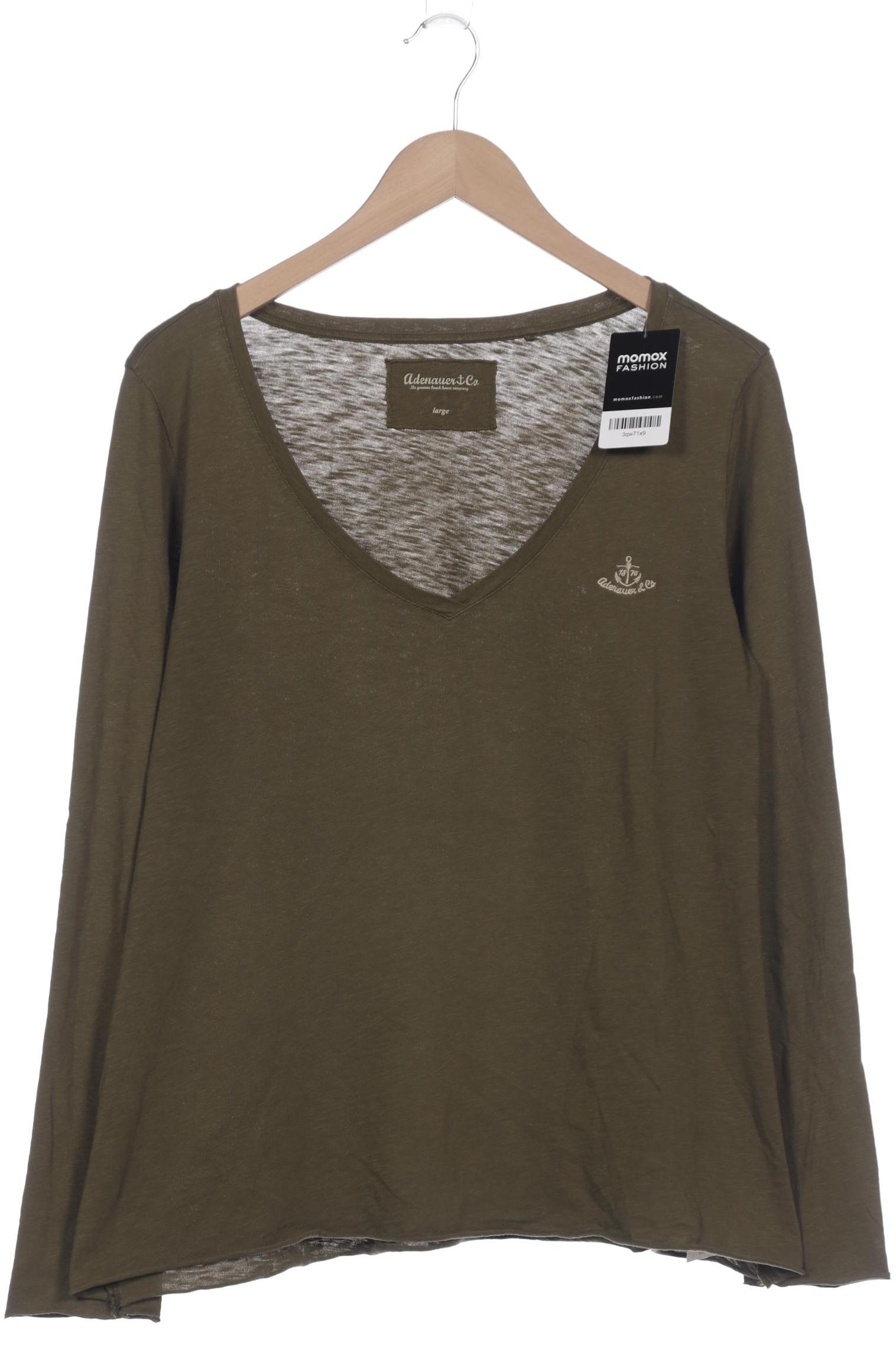 

Adenauer & Co Damen Langarmshirt, grün, Gr. 42
