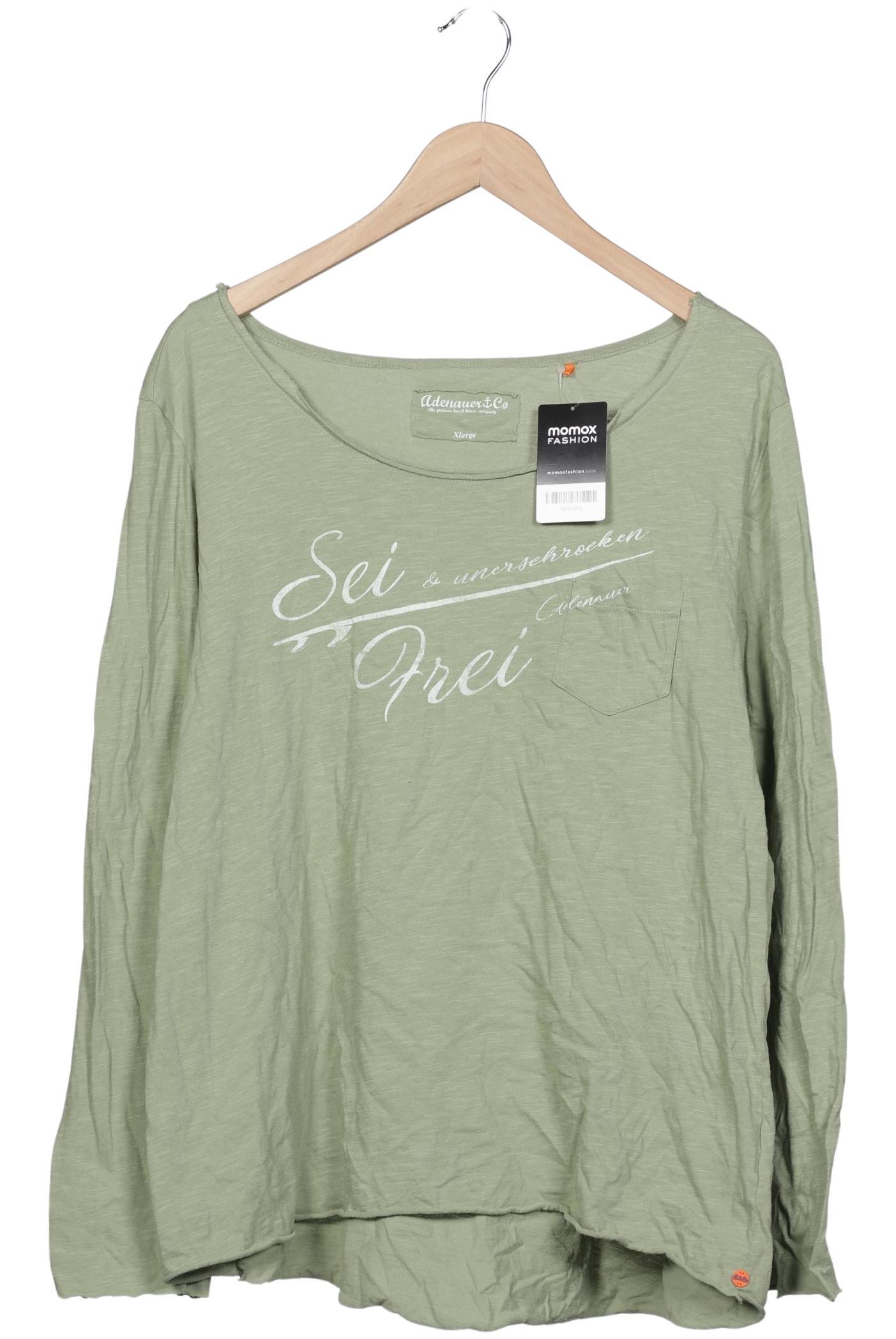 

Adenauer & Co Damen Langarmshirt, grün, Gr. 44