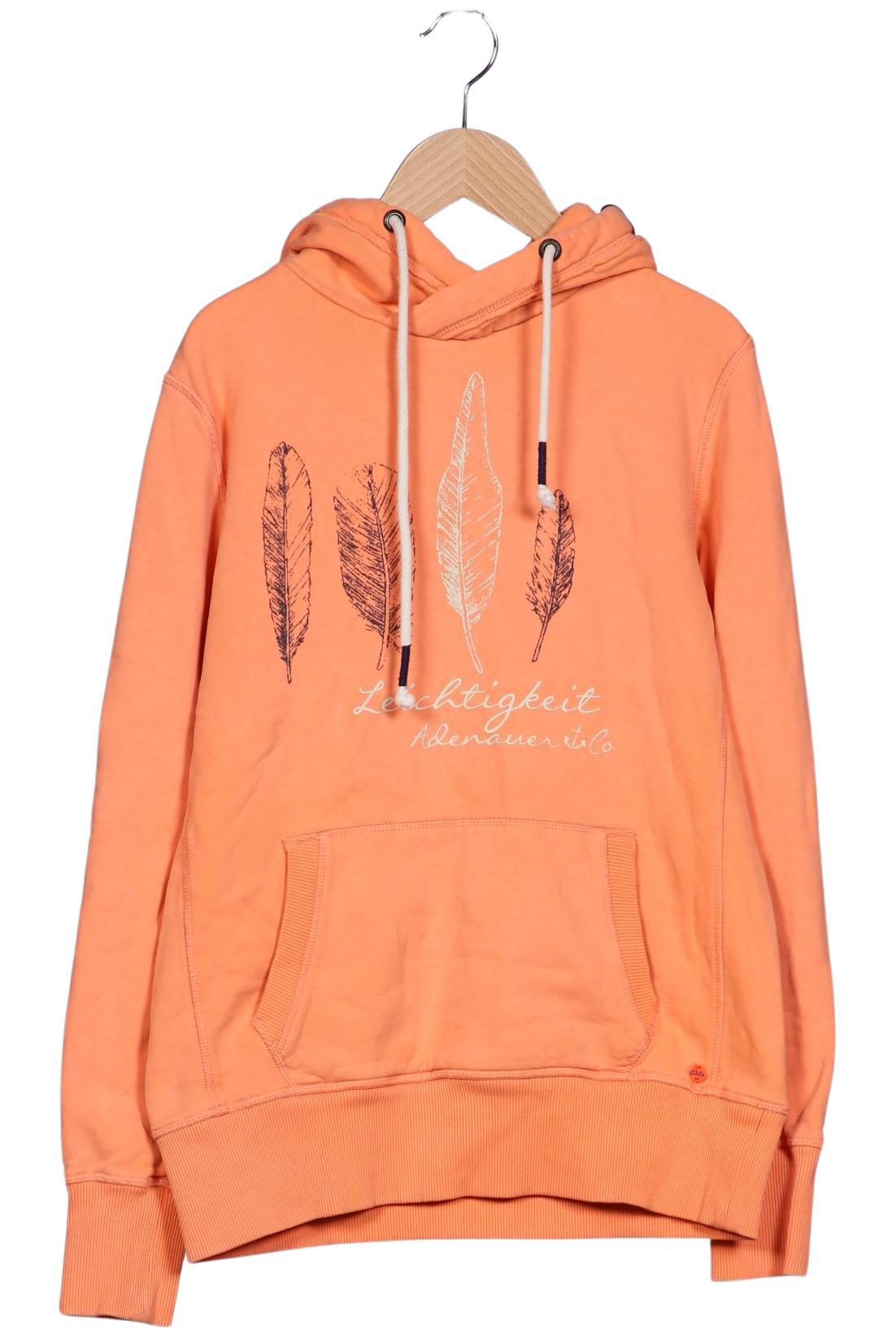 

Adenauer & Co Damen Kapuzenpullover, orange, Gr. 38