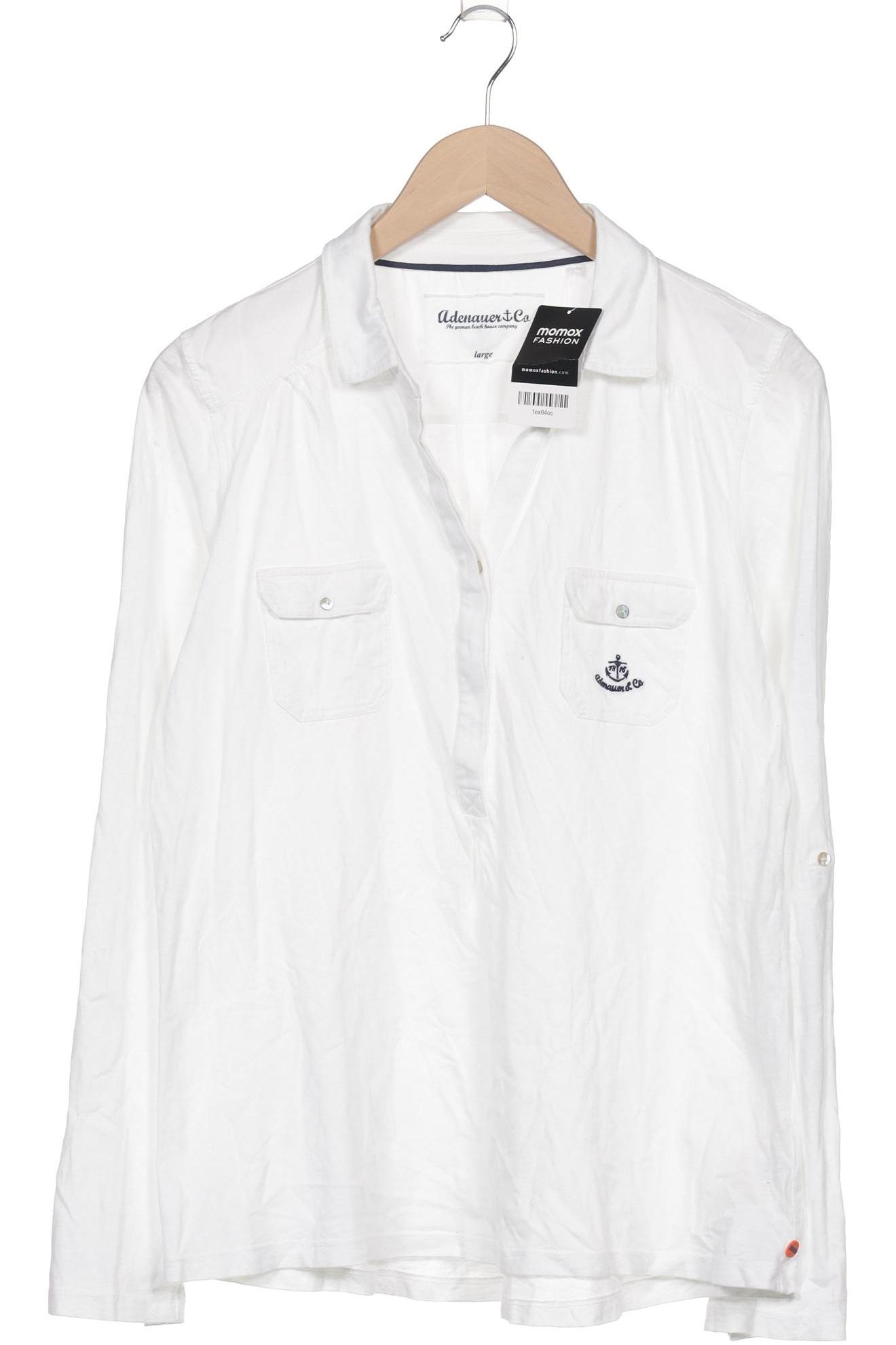 

Adenauer & Co Damen Poloshirt, weiß, Gr. 42