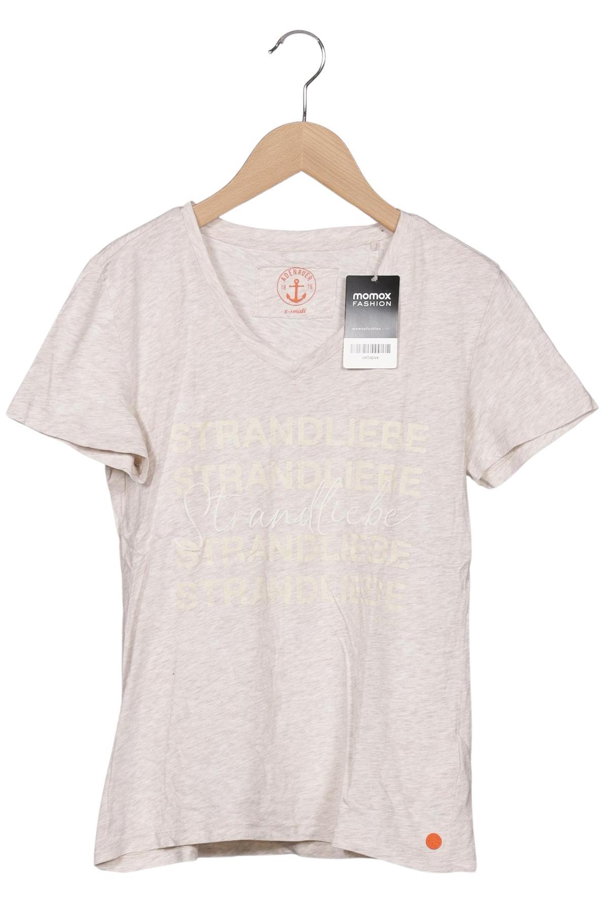 

Adenauer & Co Damen T-Shirt, beige, Gr. 34