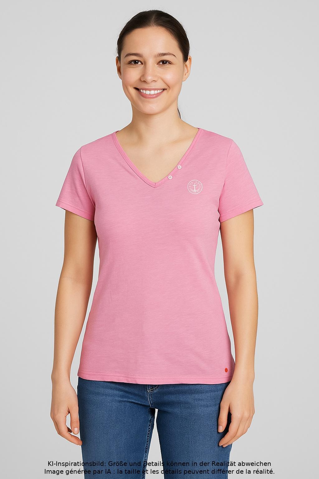 

Adenauer & Co Damen T-Shirt, pink, Gr. 34