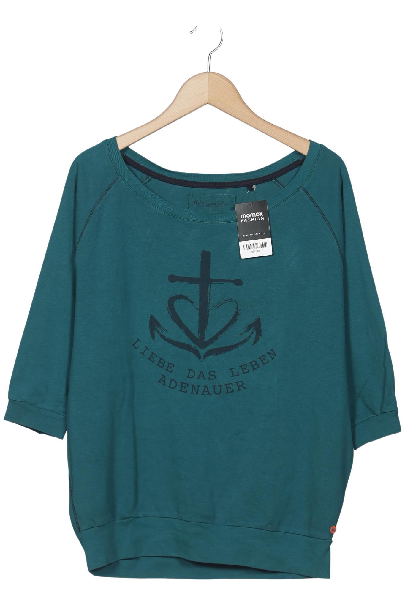

Adenauer & Co Damen Sweatshirt, türkis, Gr. 38