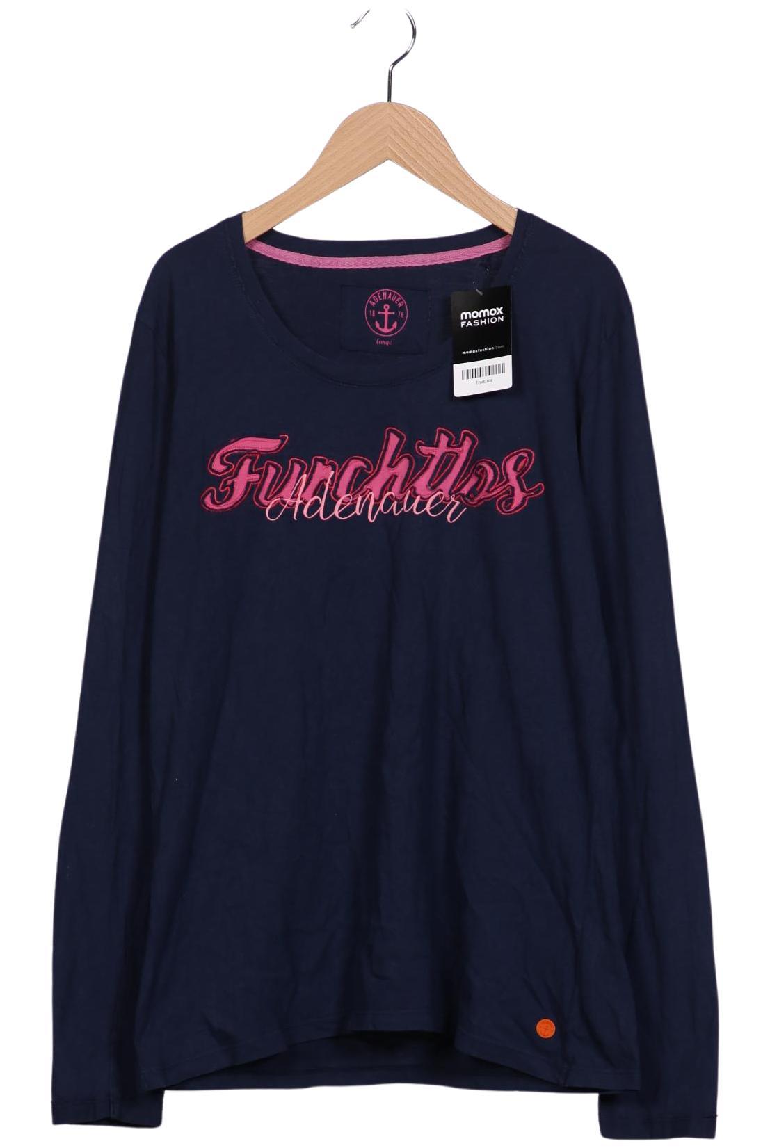 

Adenauer & Co Damen Langarmshirt, marineblau, Gr. 42