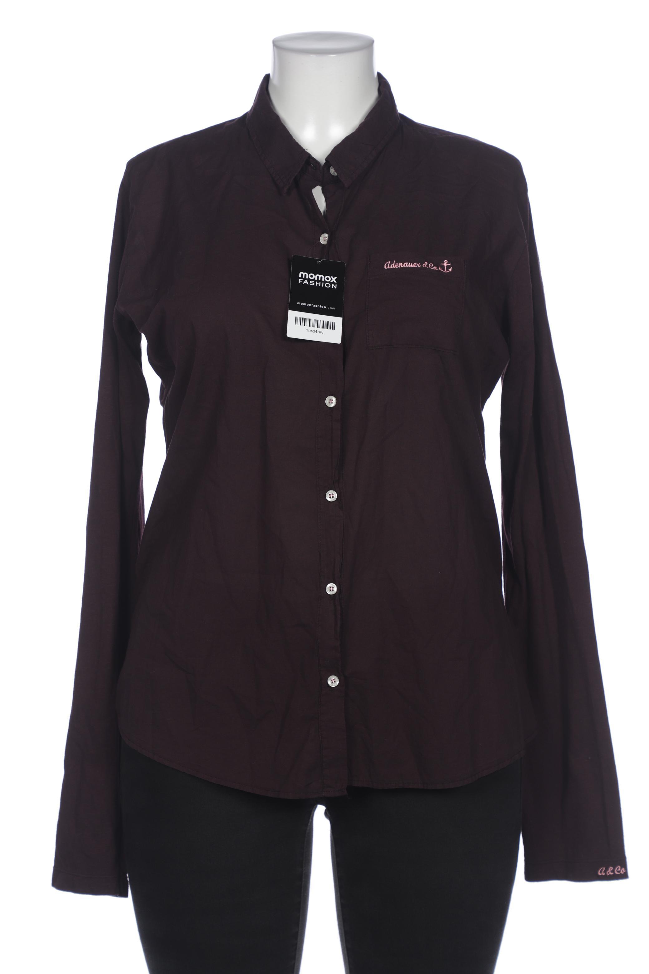 

Adenauer & Co Damen Bluse, bordeaux, Gr. 44